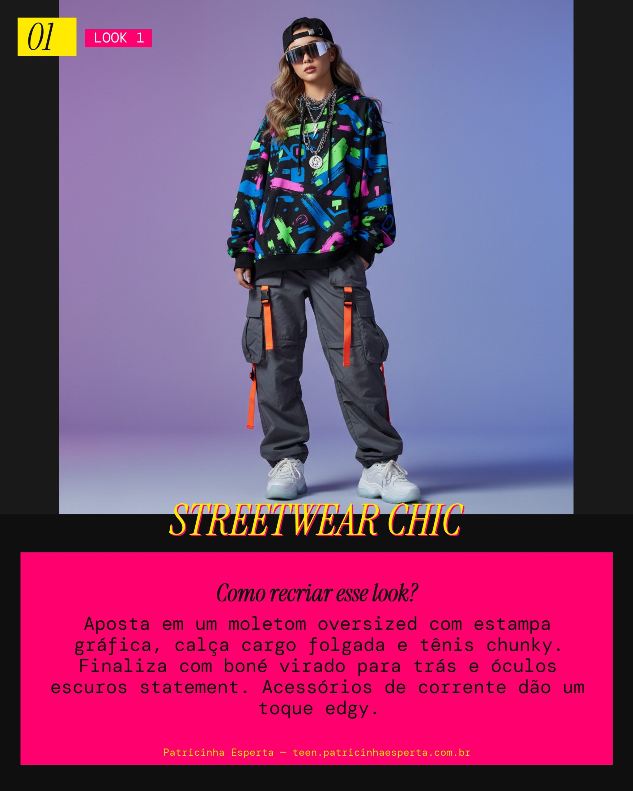 Look 1: Streetwear Urbano Cool