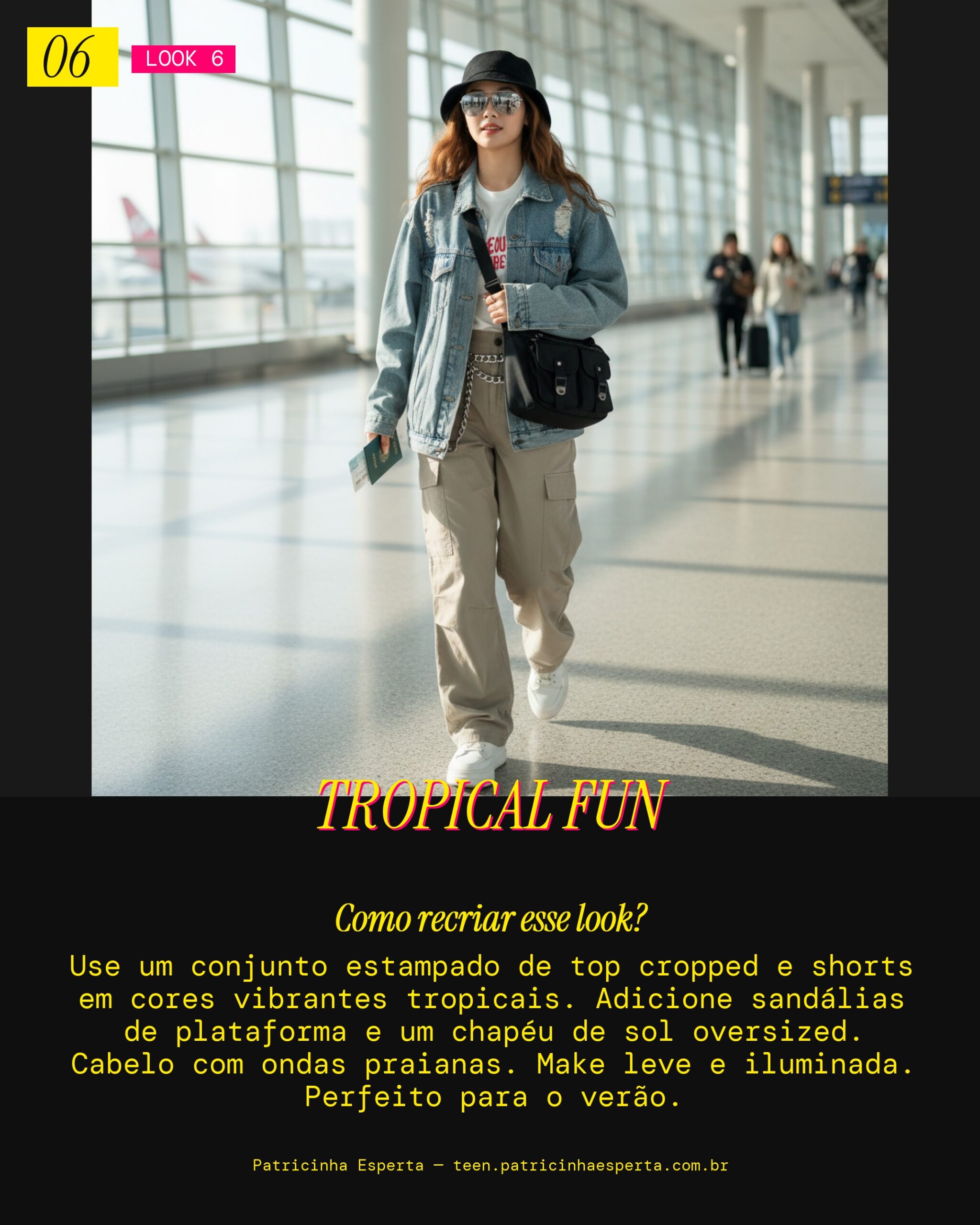 Look 6: Power Up Tropical Fun