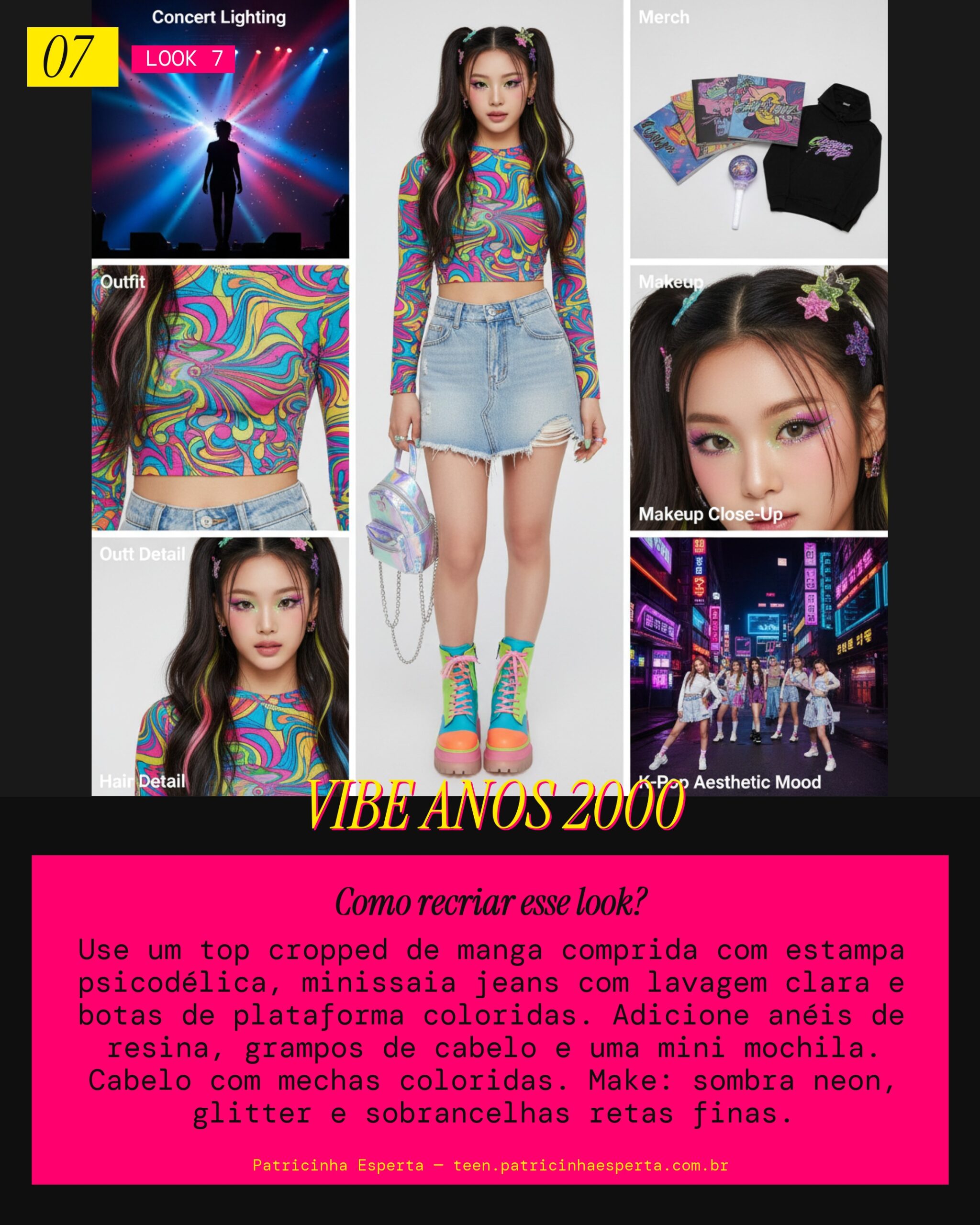 Look 7: Y2K Pop Colorful