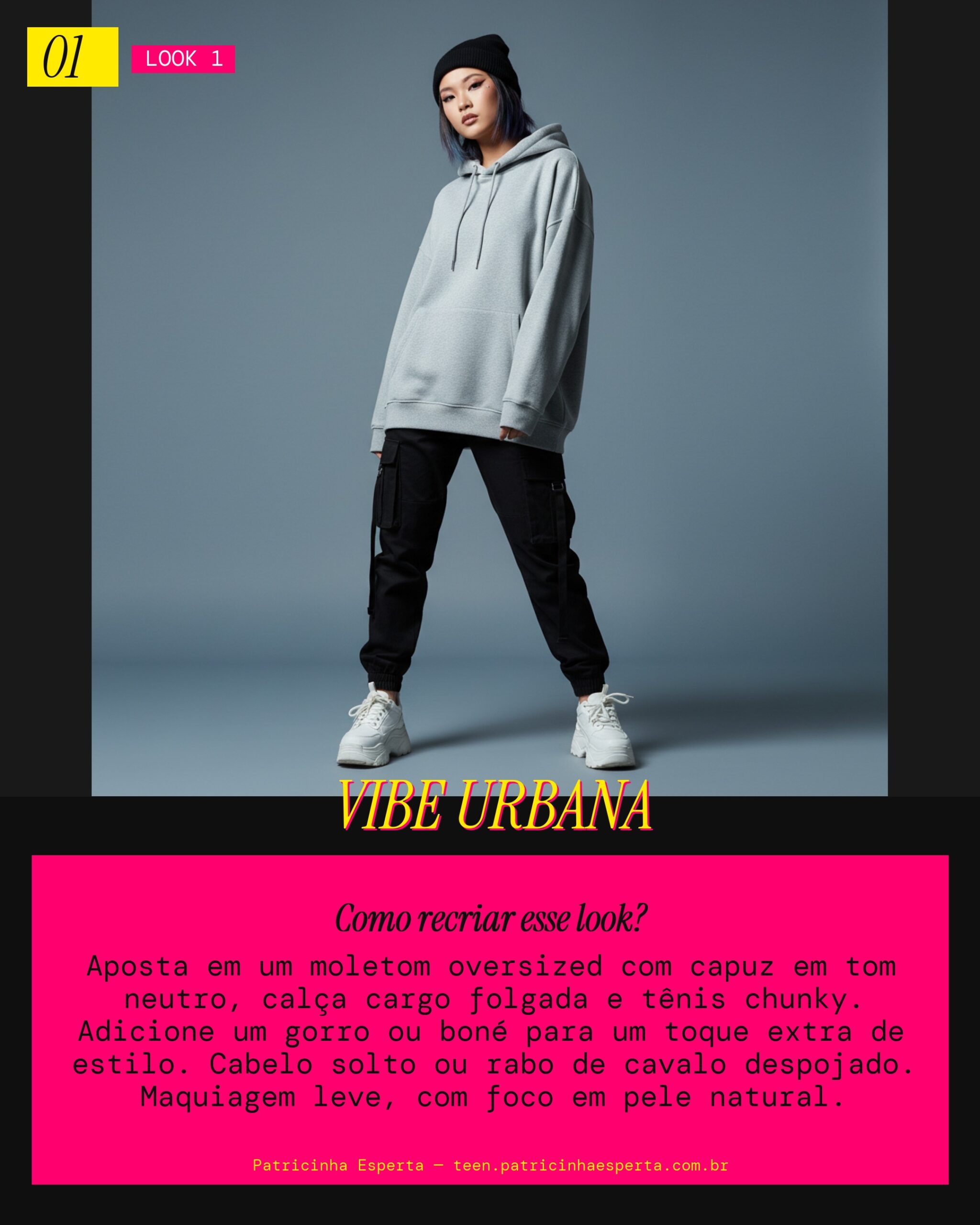 Look 1: Streetwear Urbano Cool