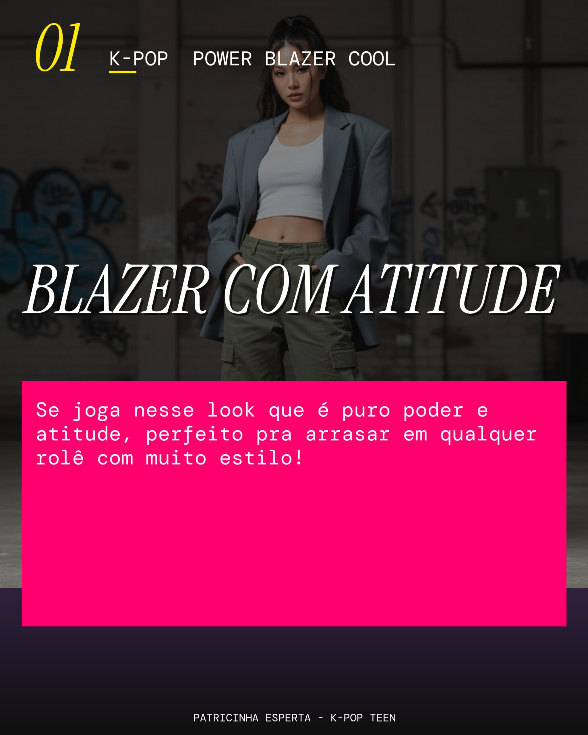 Look 1: Power Blazer Cool