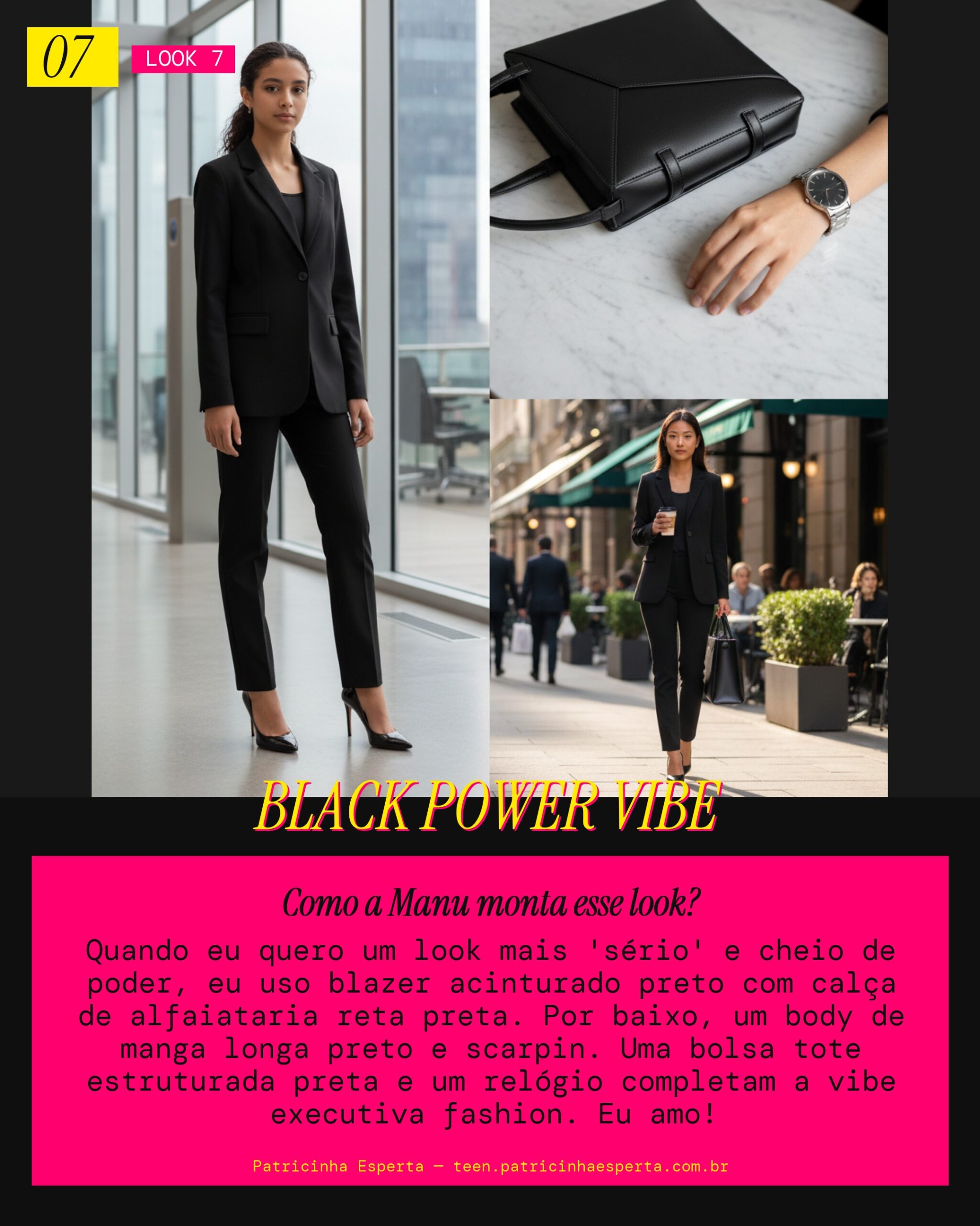 MANU RECOMENDA: Meu All Black Mais 'Arrumadinho' Que Eu Me Sinto PODEROSA!