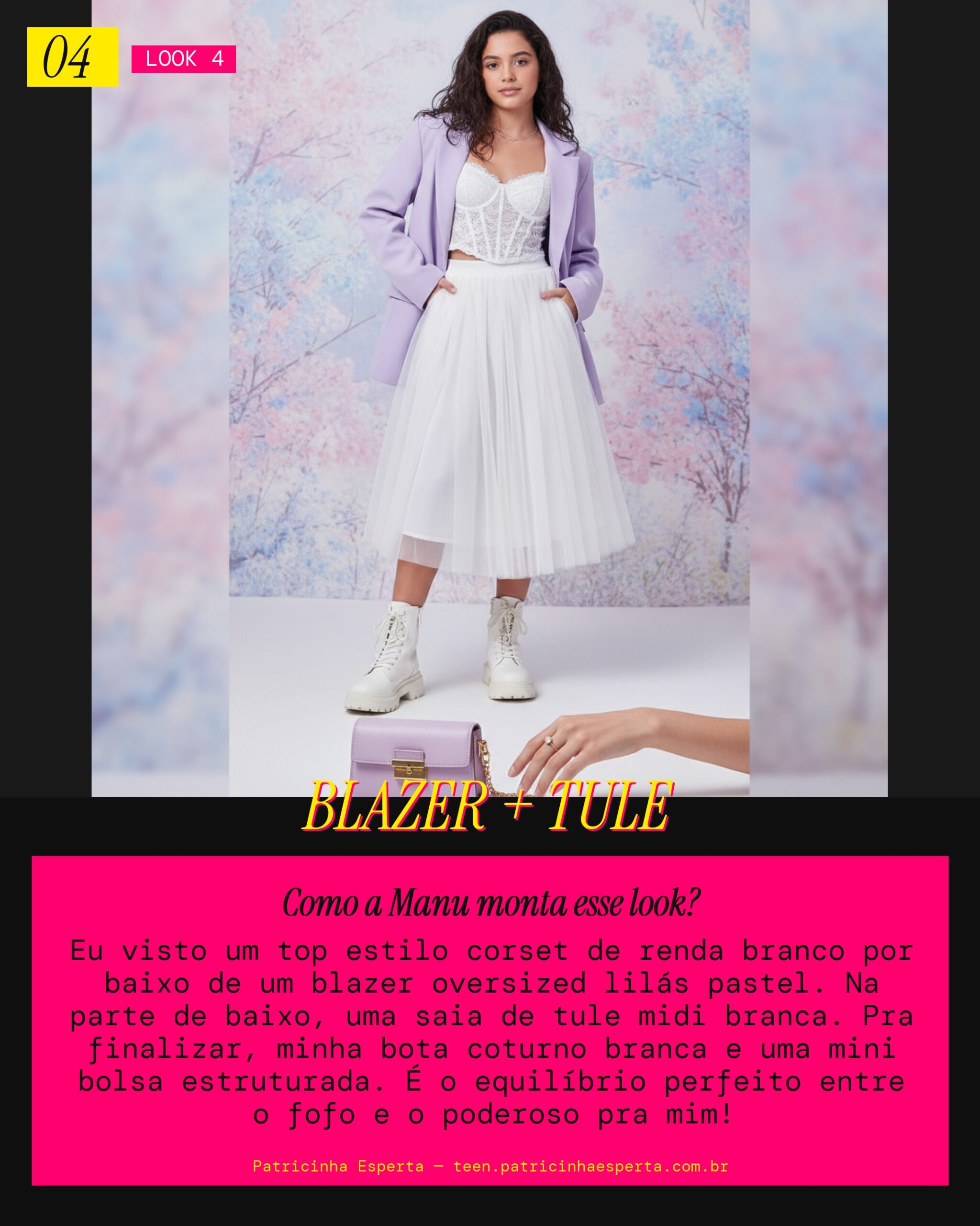 MANU RECOMENDA: Blazer Pastel e Saia de Tule, Pra Arrasar!
