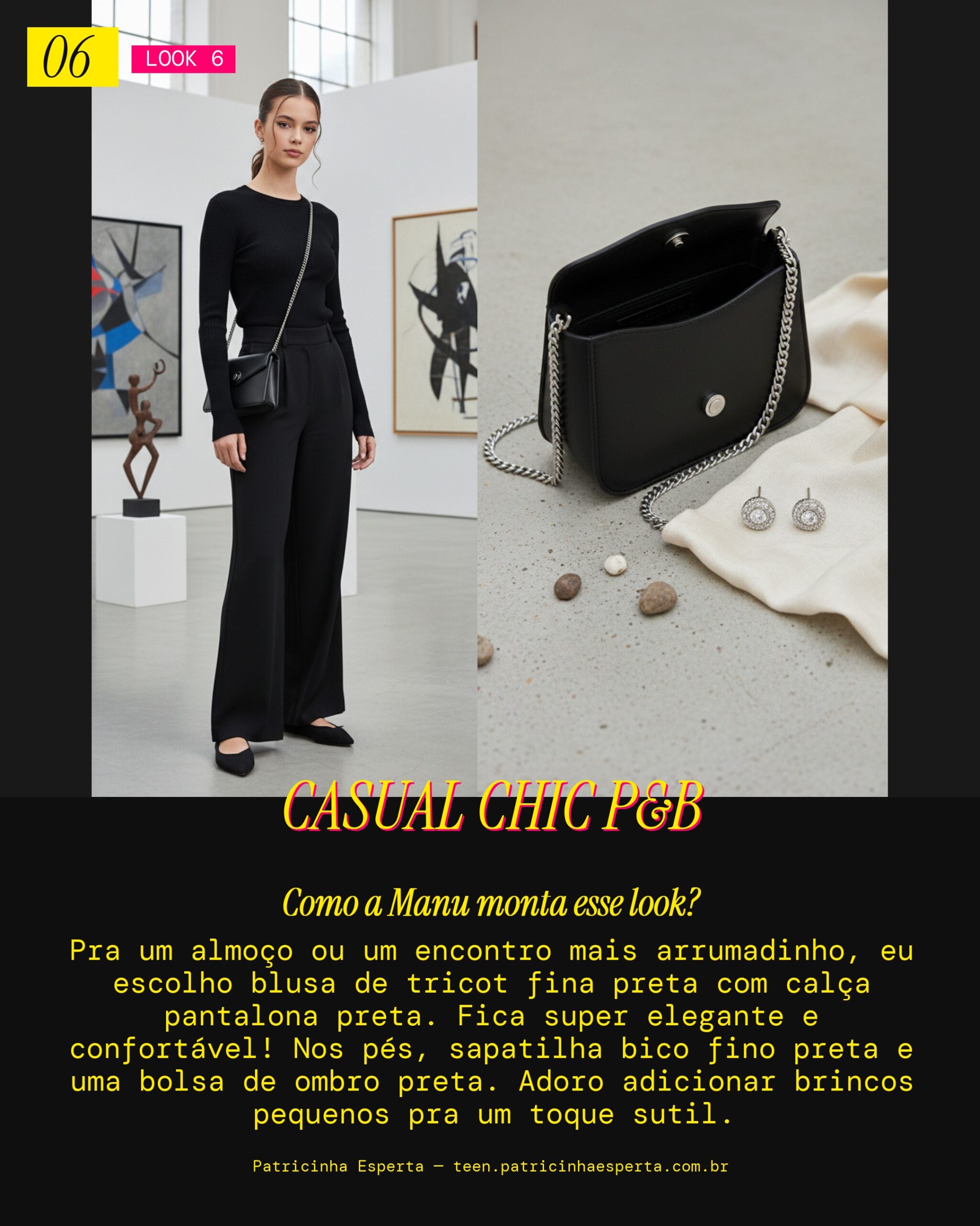 MANU RECOMENDA: O All Black Leve e Chique Que Eu Adoro!