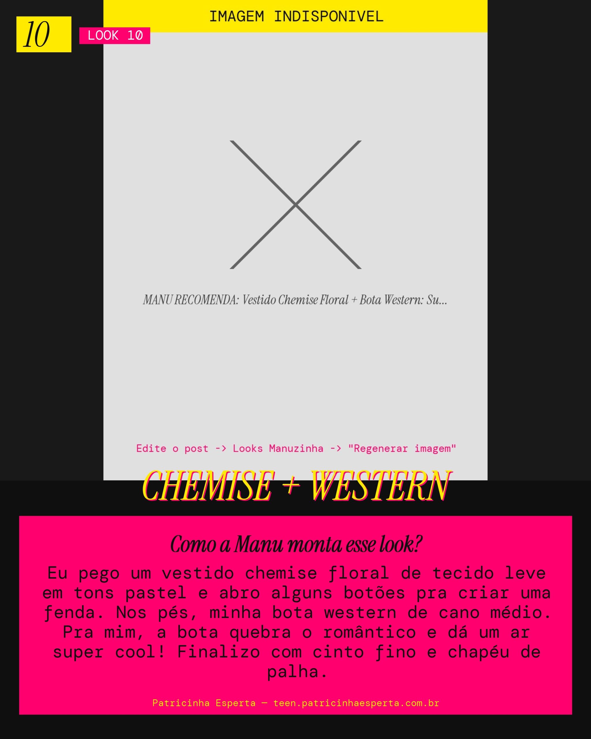 MANU RECOMENDA: Vestido Chemise Floral + Bota Western: Surpreendente!