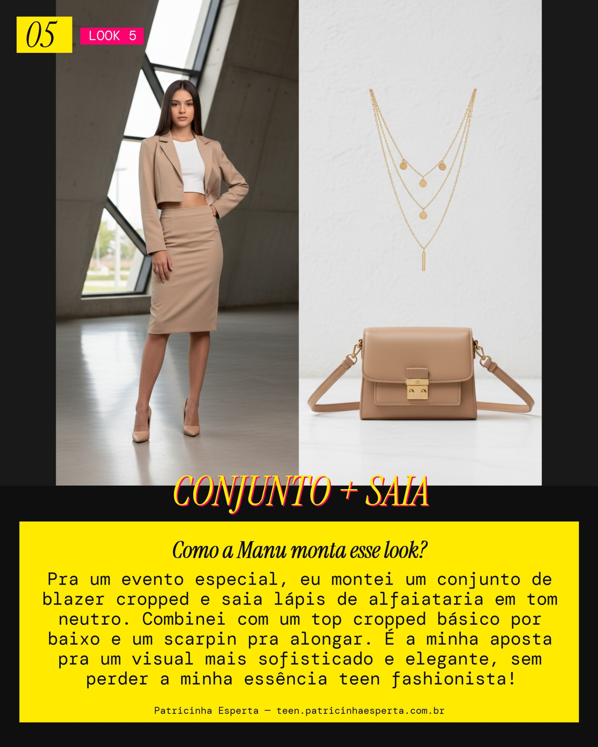 MANU RECOMENDA: Look Sofisticado com Conjunto de Alfaiataria