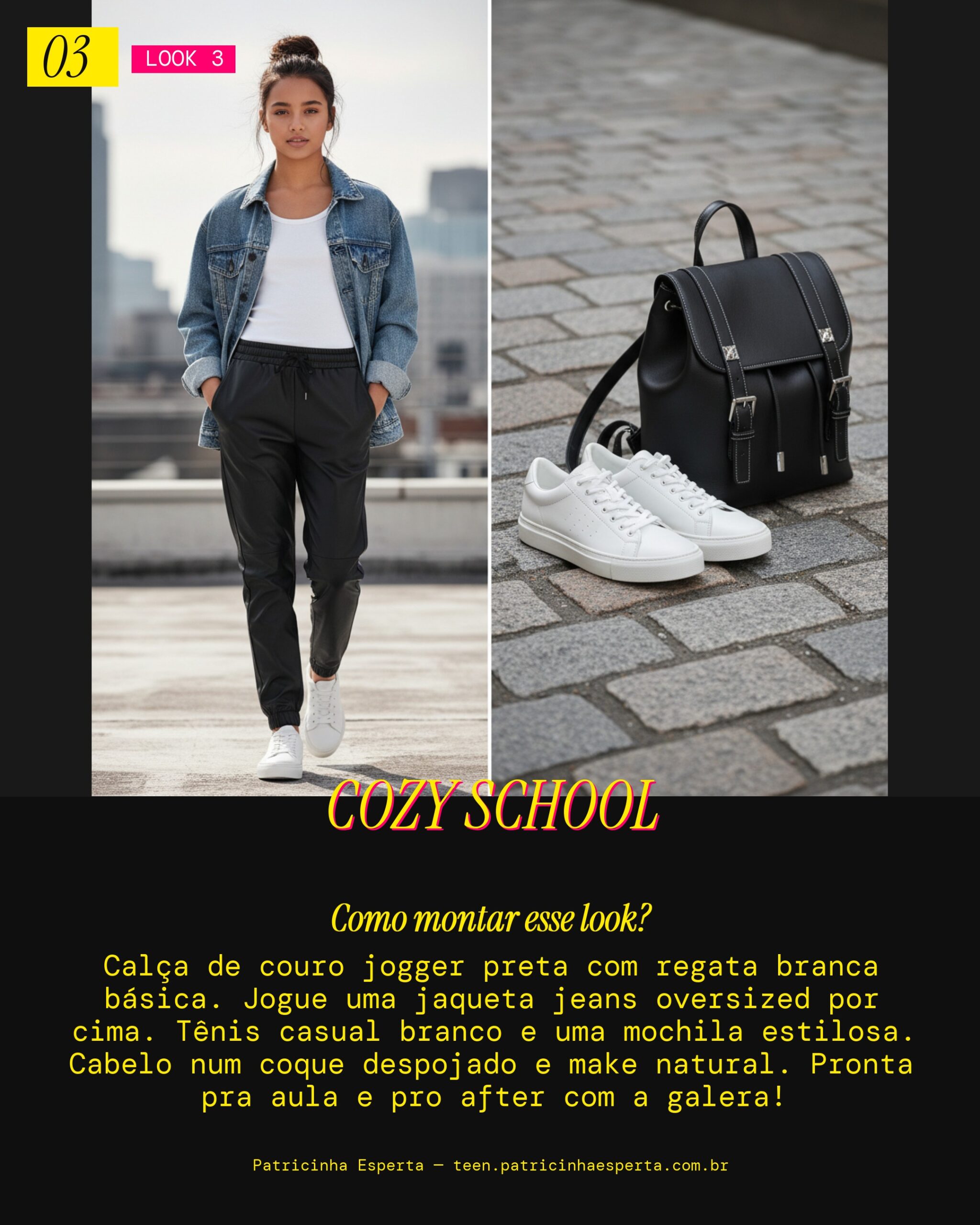 Look 3: Escola e Rolê com as Amigas