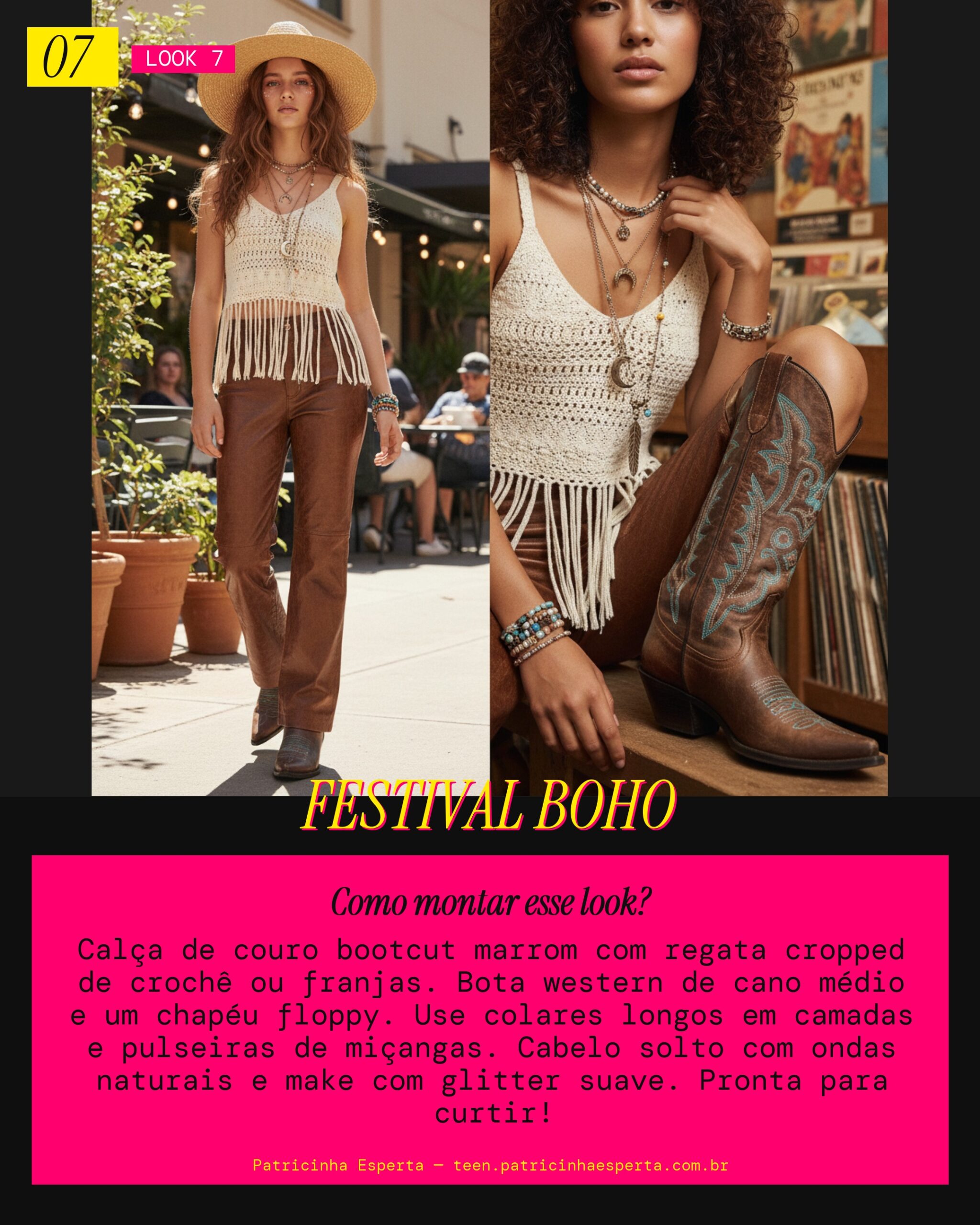 Look 7: Festival Vibe Boho-Chic
