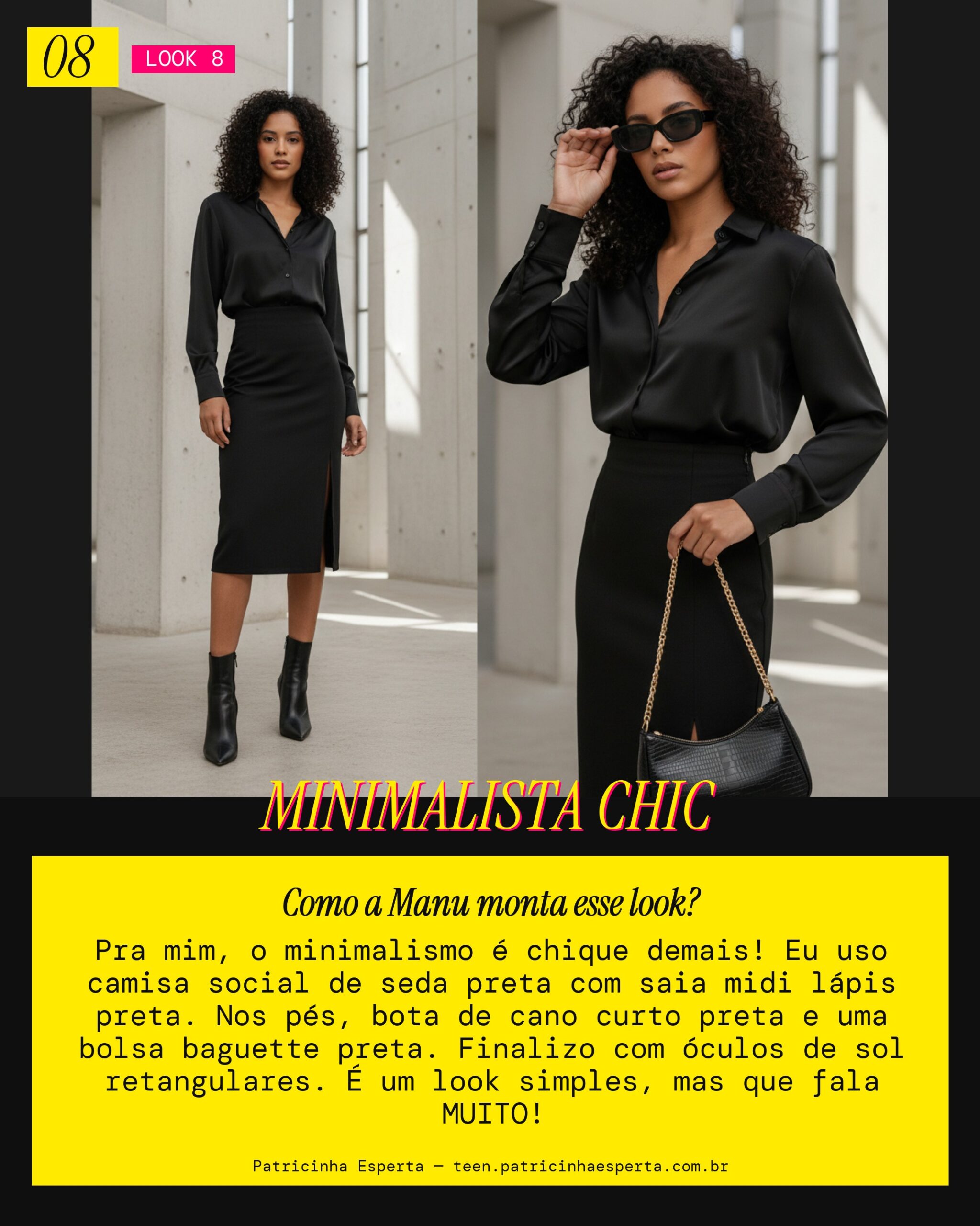 MANU RECOMENDA: O All Black Minimalista Que Eu Acho Um LUXO!