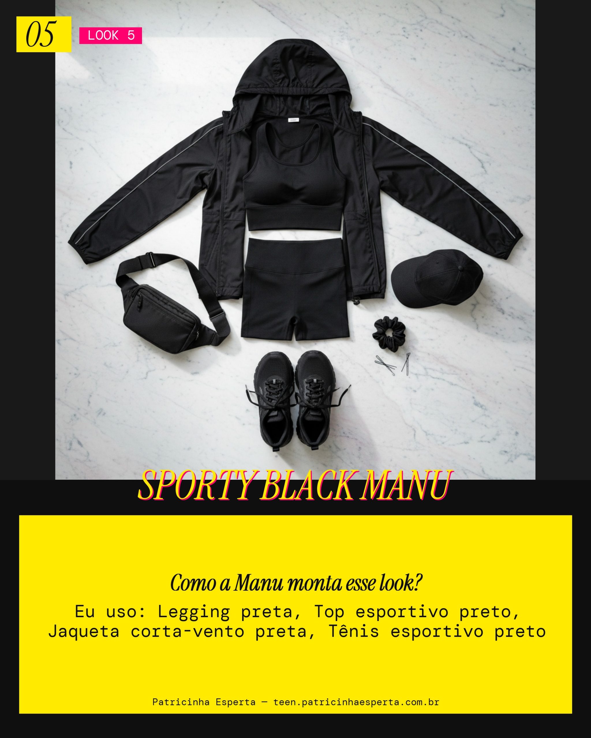 MANU RECOMENDA: Meu All Black Esportivo Que Eu USO MUITO!