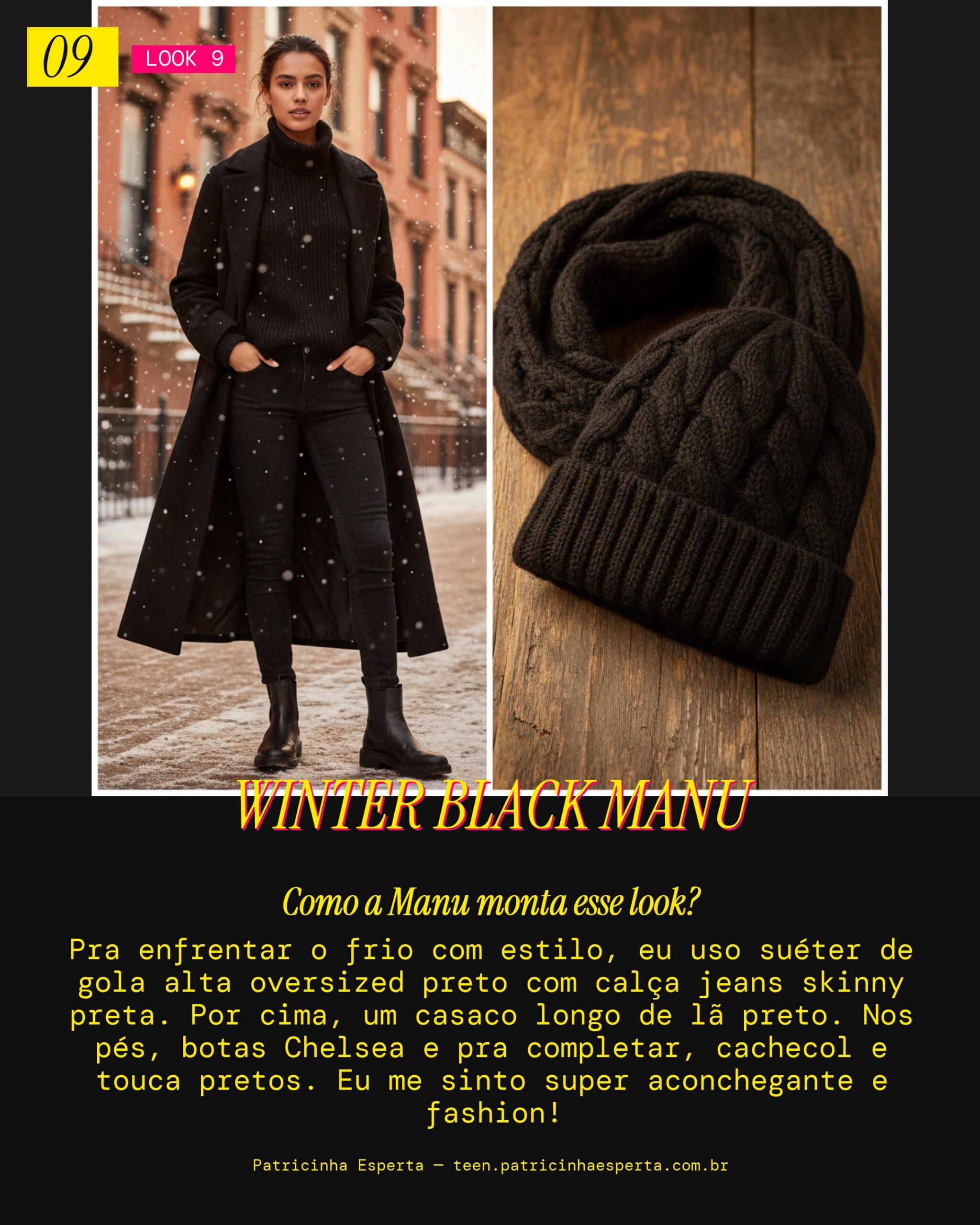MANU RECOMENDA: Meu All Black Quentinho e Estiloso Pro Inverno!
