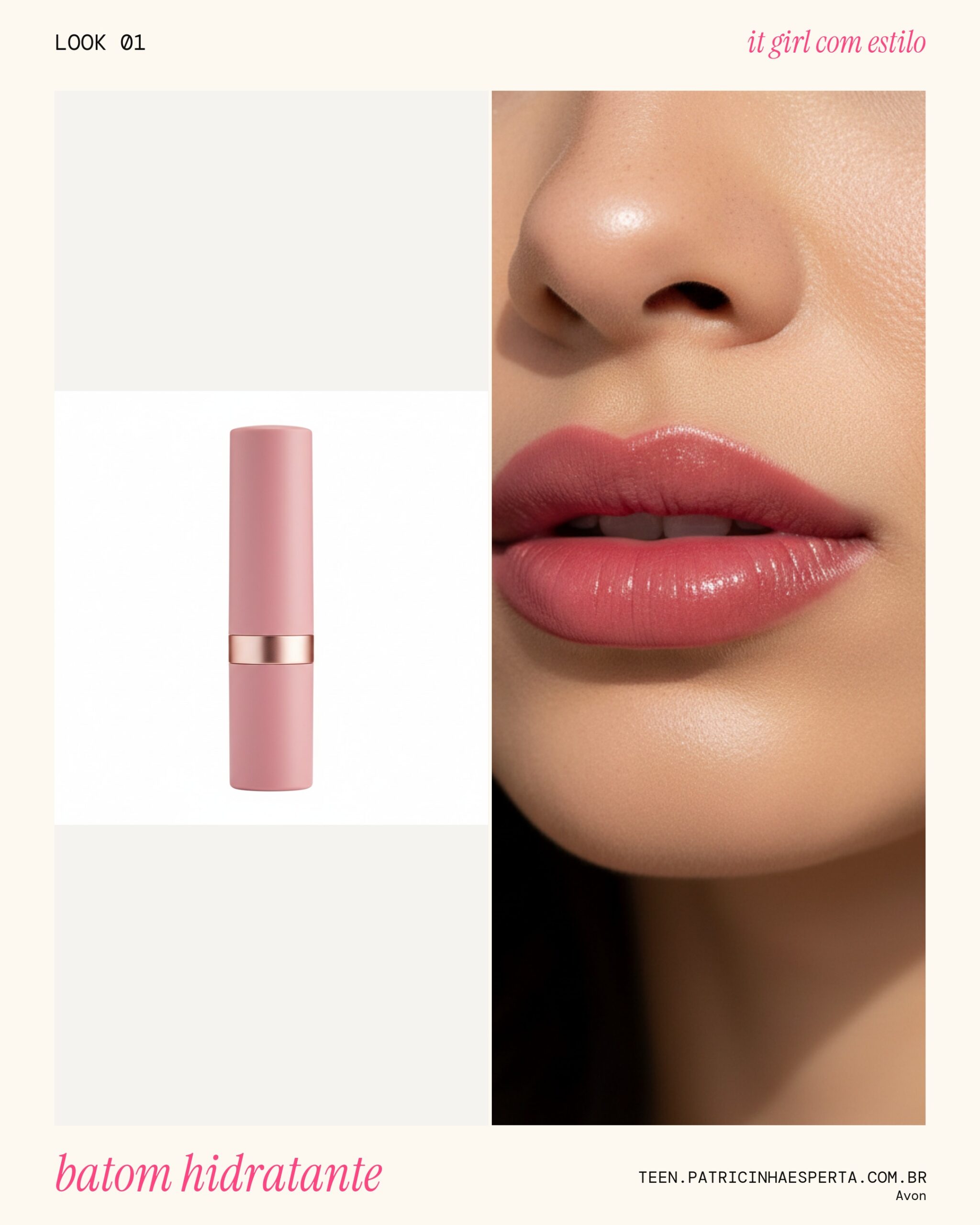 Avon Color Trend Batom Hidratante Rosa Chique