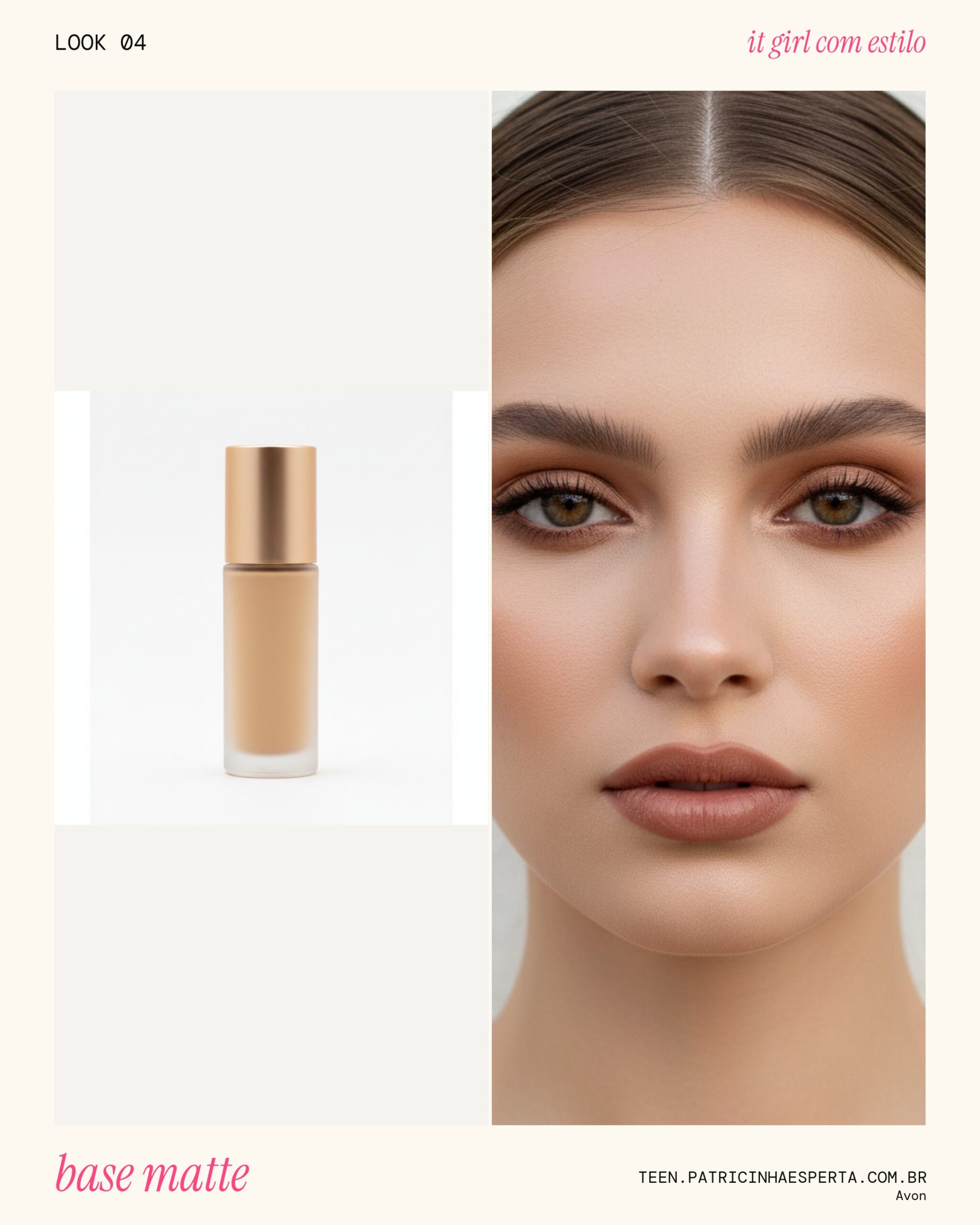 Avon Color Trend Base Líquida Acabamento Matte Bege Claro