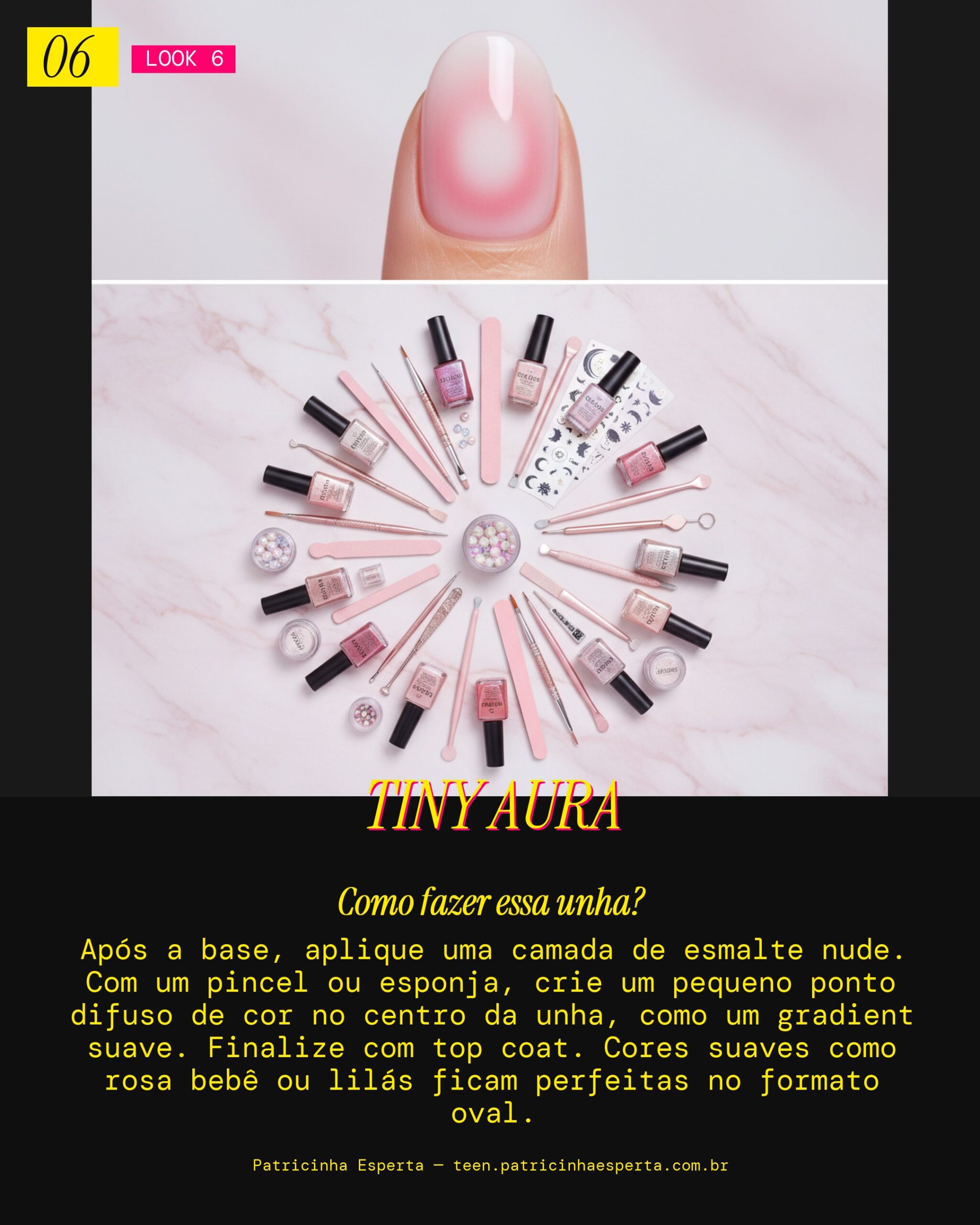 Tiny Aura Nails: O Toque Místico