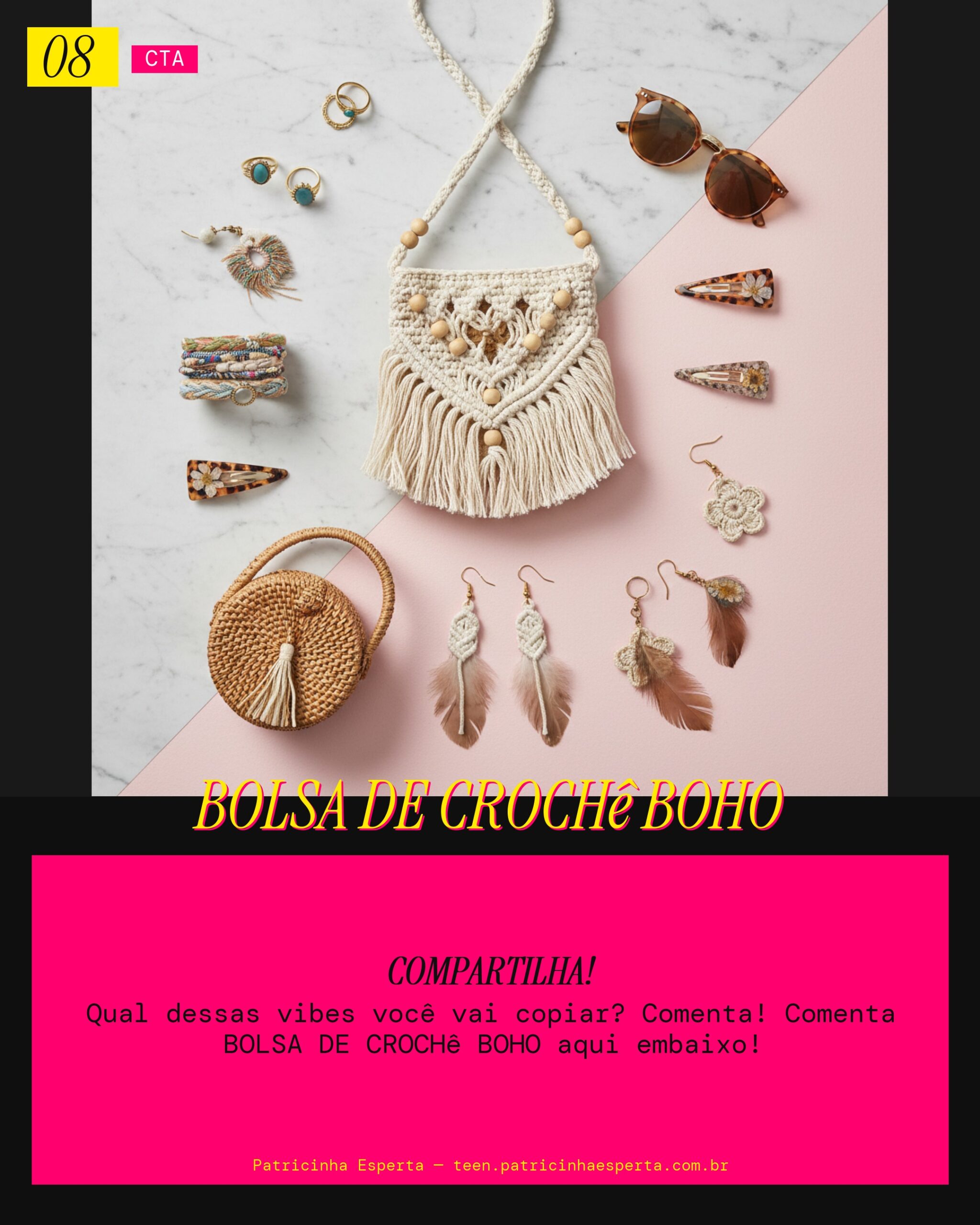Bolsa de Crochê Boho