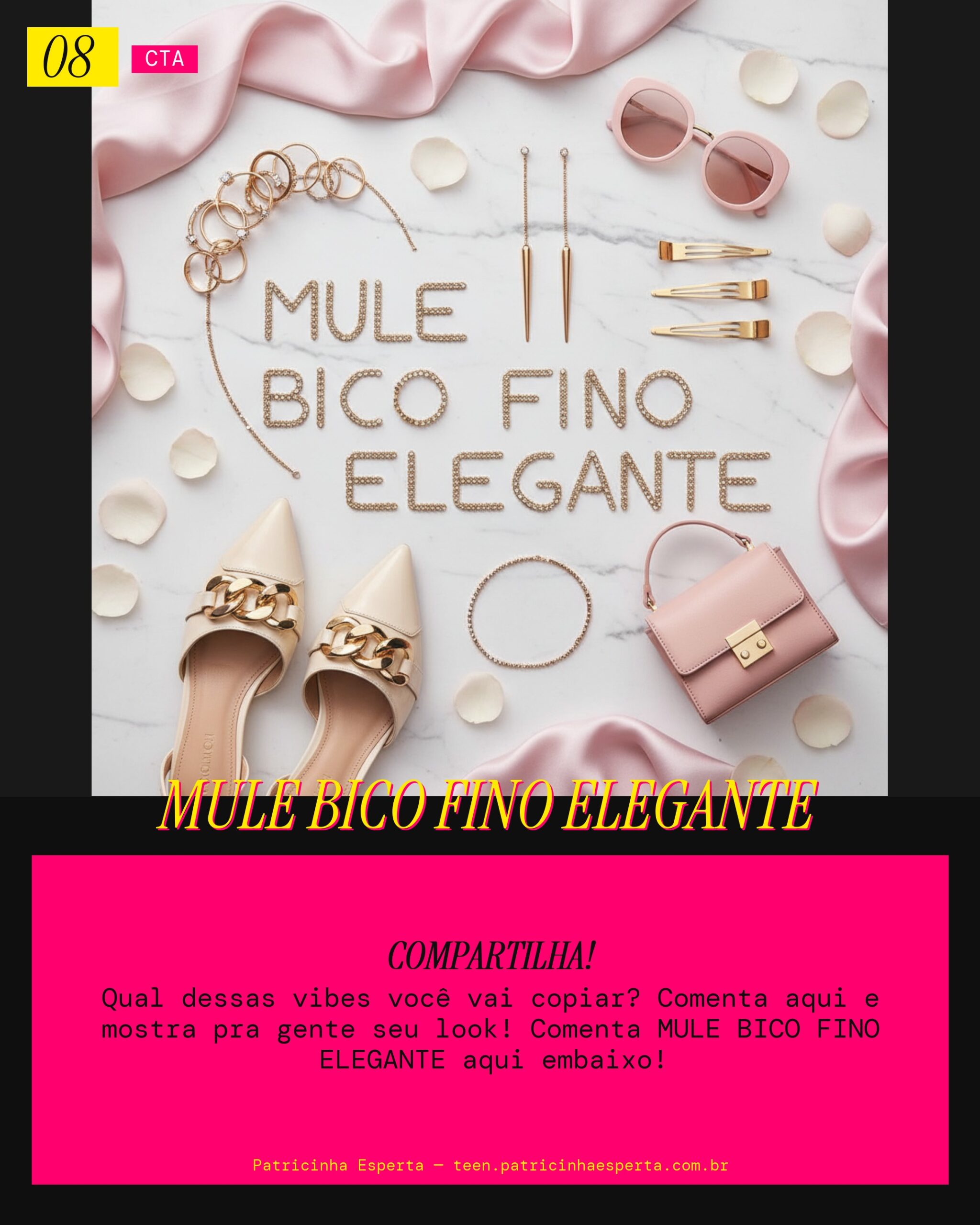 Mule Bico Fino Elegante