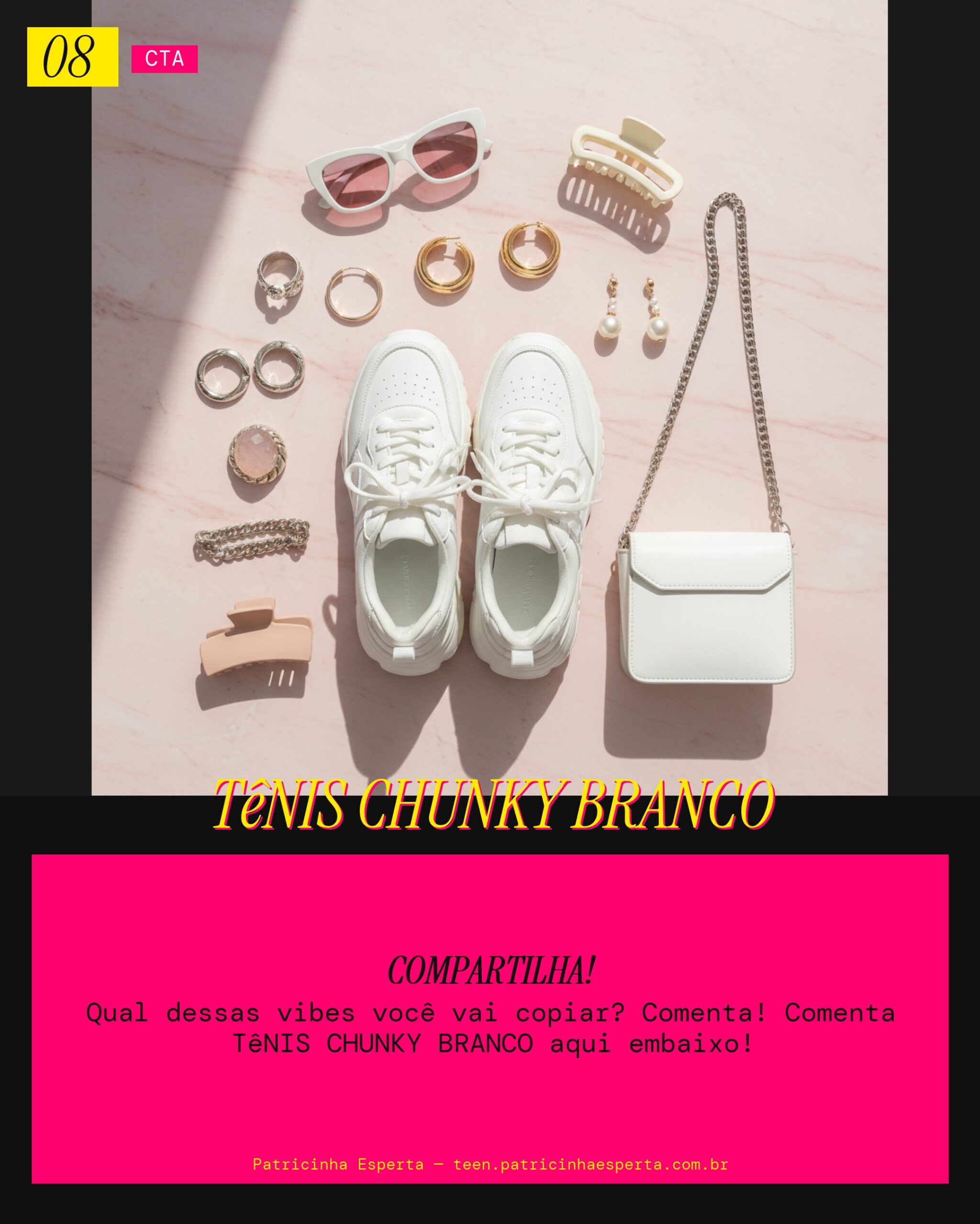 Tênis Chunky Branco