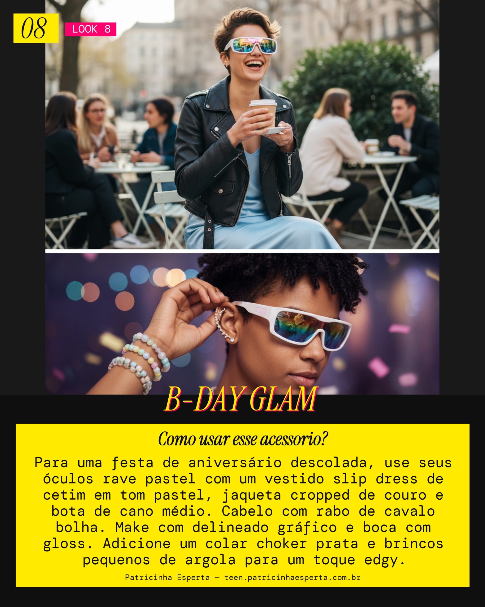 Aniversário Descolado: Festa com Óculos Rave Pastel