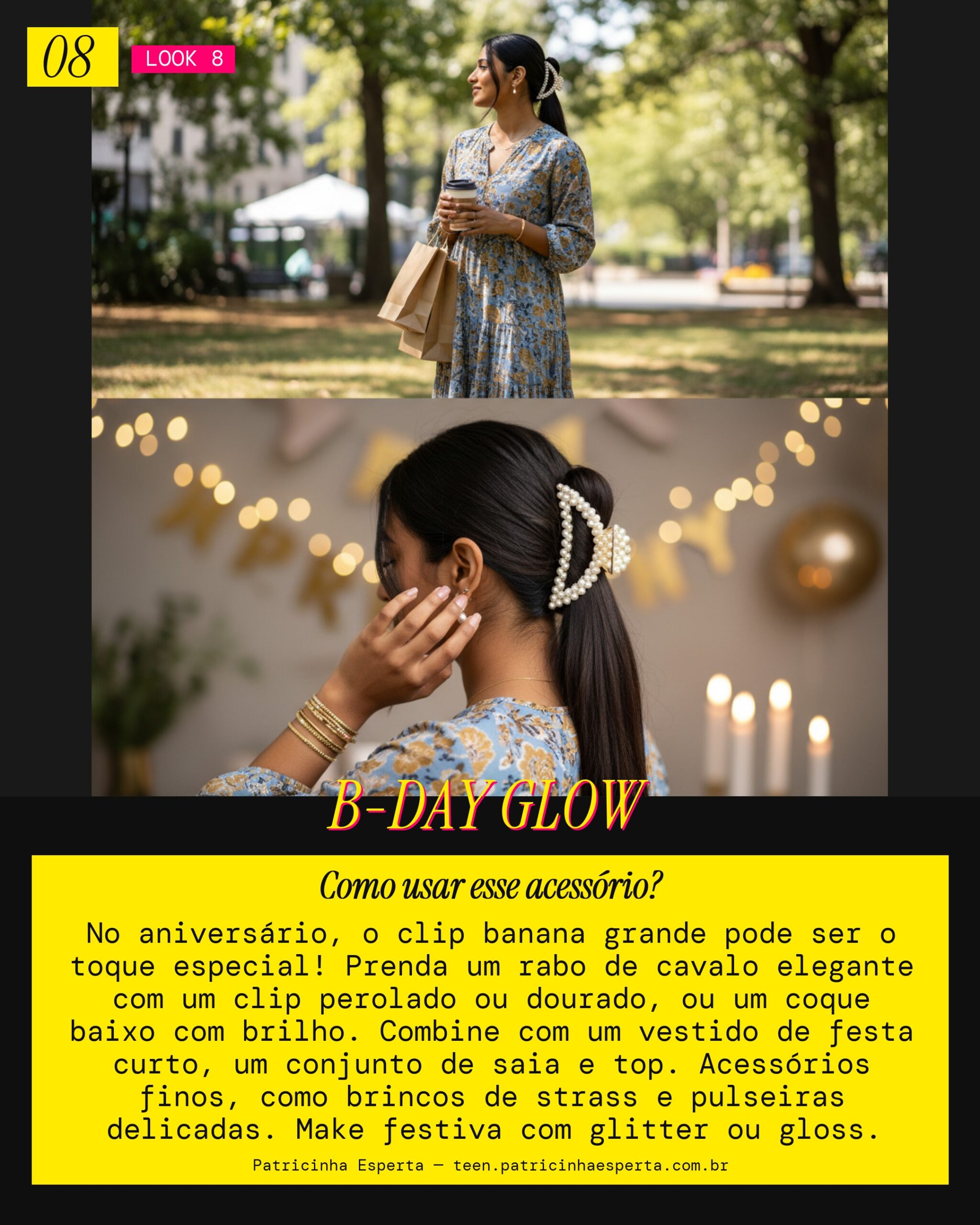 Clip Banana para um Aniversário com Brilho