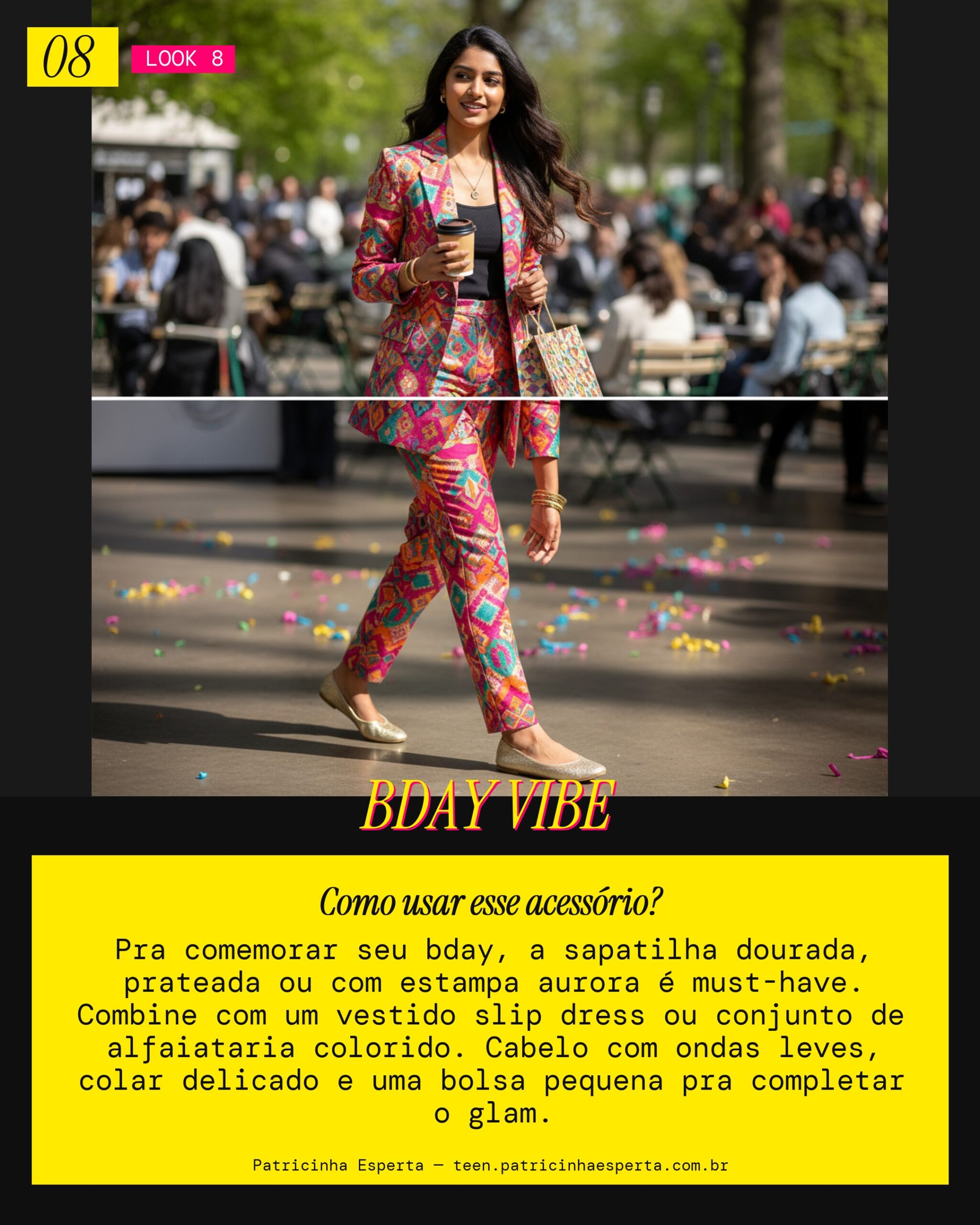 Look 8: Ballet Flat Bday Glam