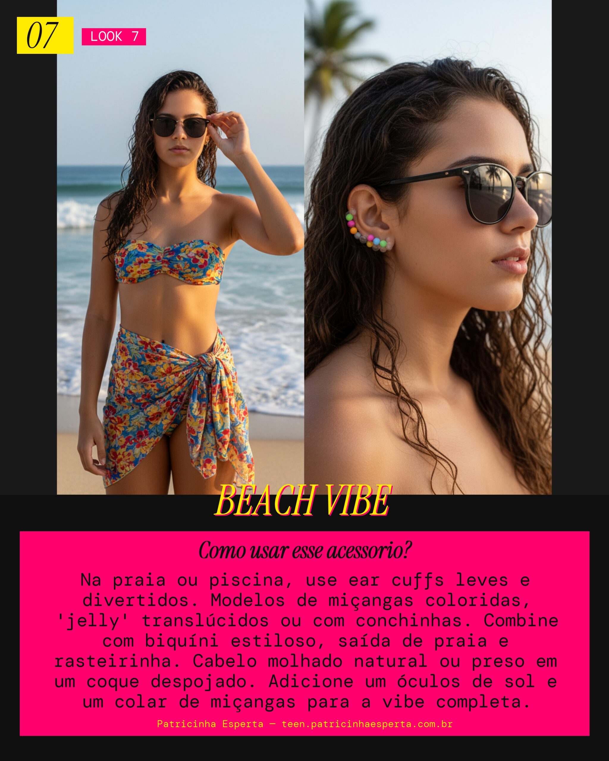 Look 7: Ear Cuff Praia Verão