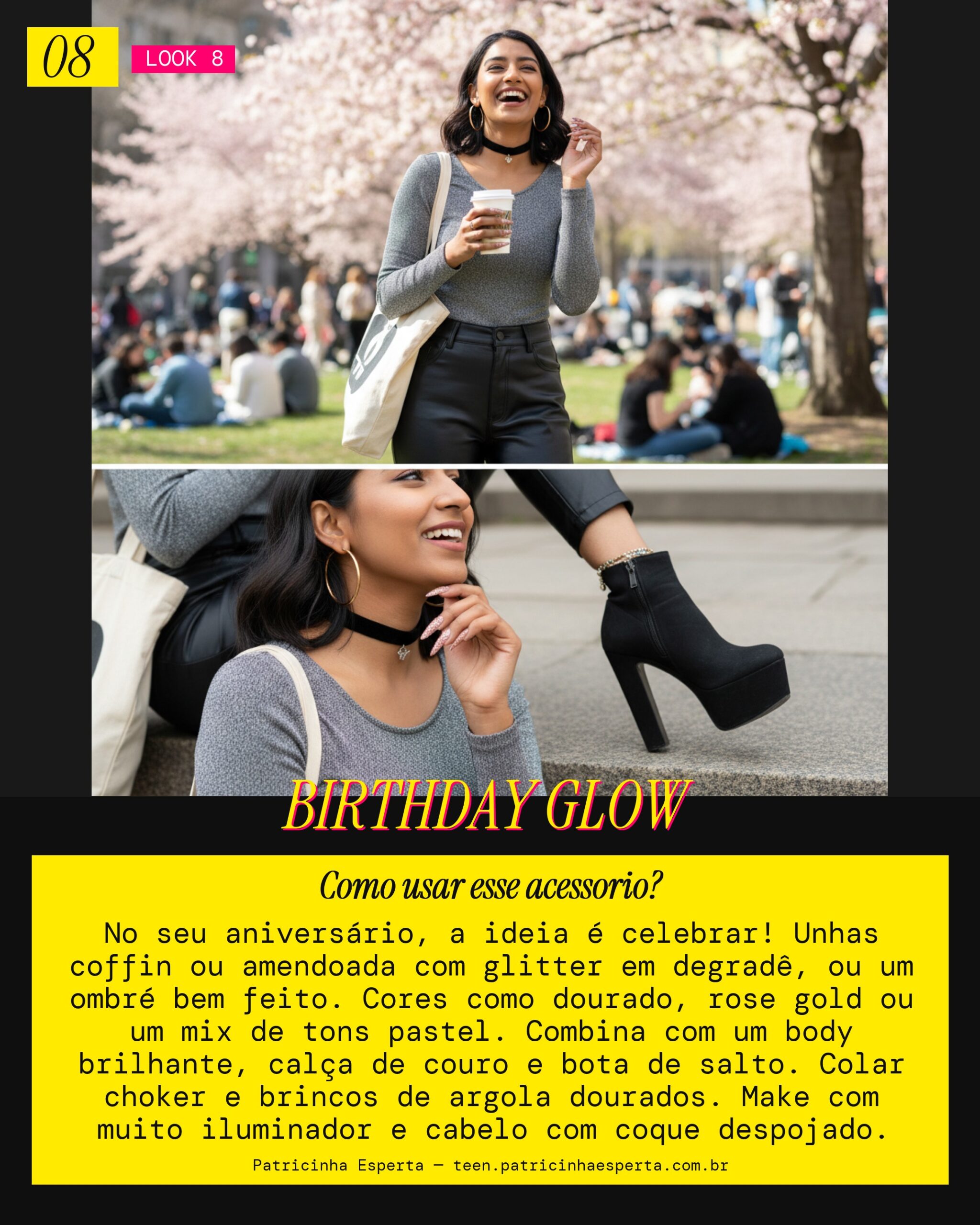Look 8: Unhas Bold para Aniversário