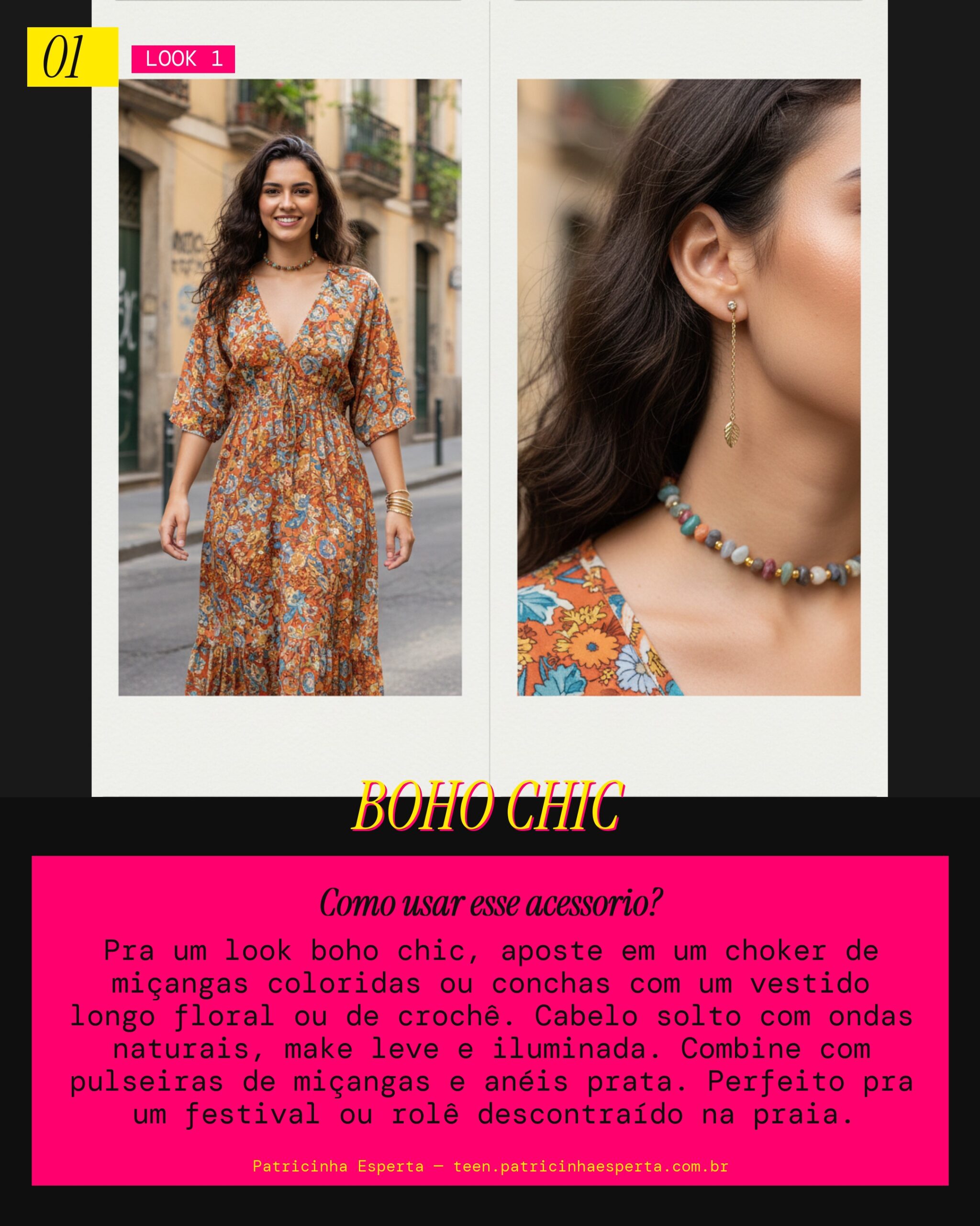 Choker Festival Vibes: Boho Chic de Verão
