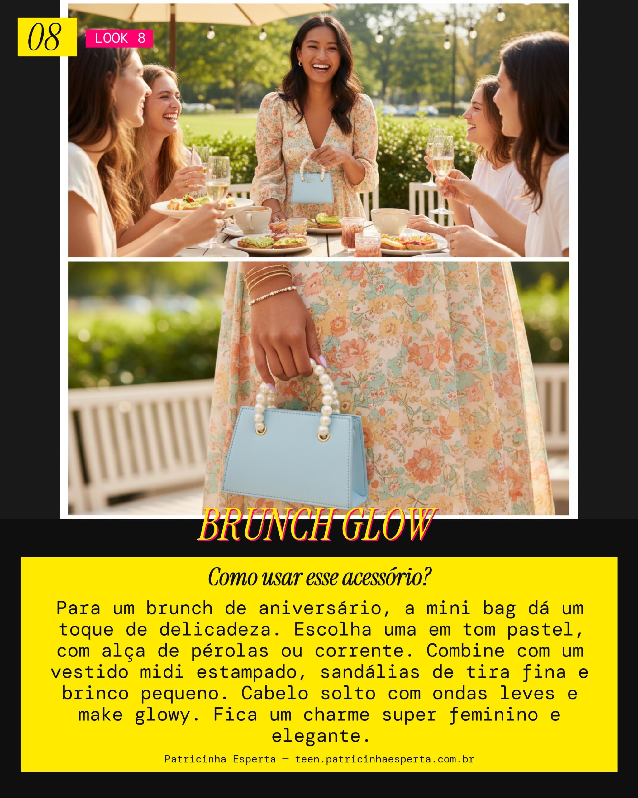Mini Bag Aniversário Brunch