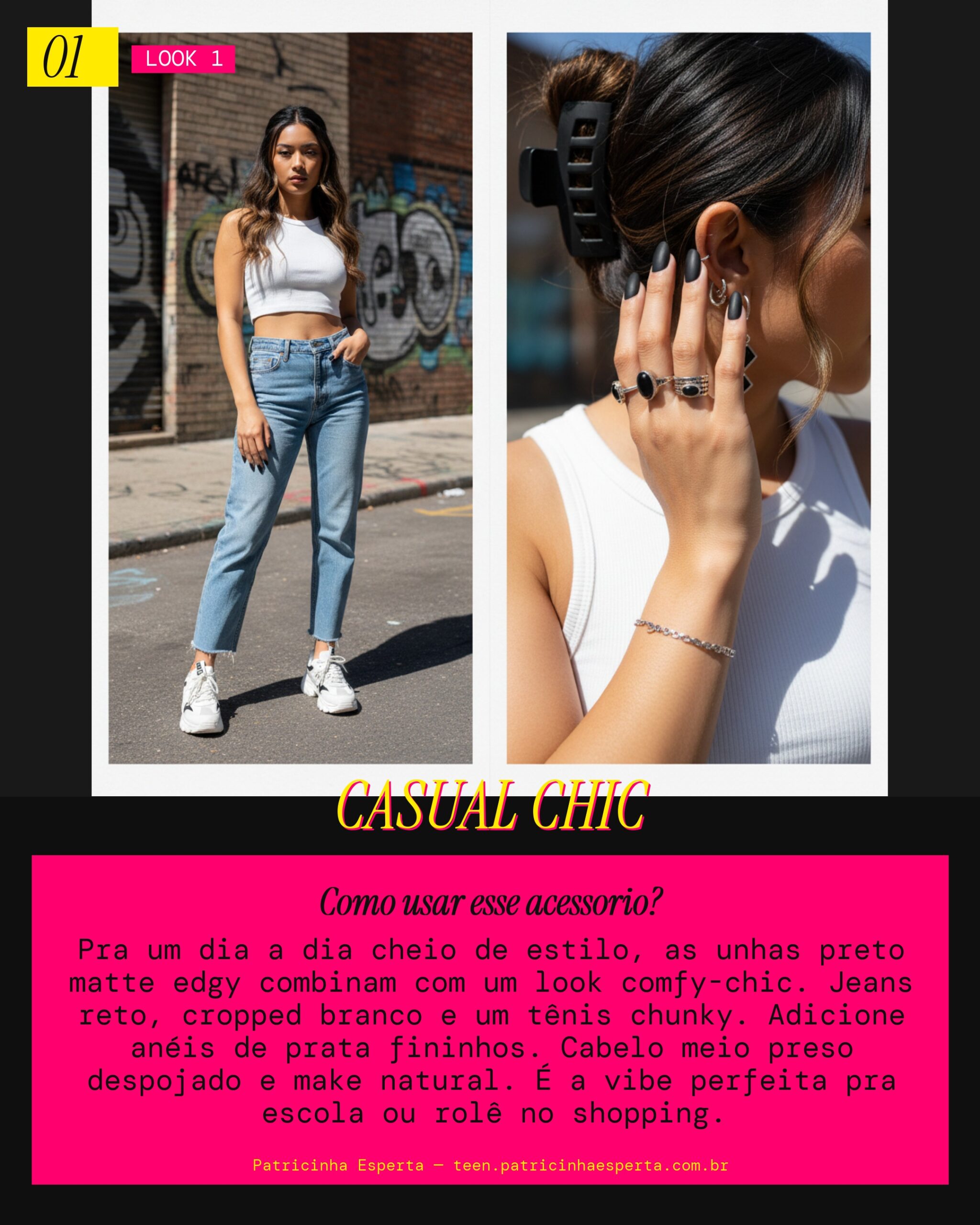 Look 1: Dia a Dia Descolado