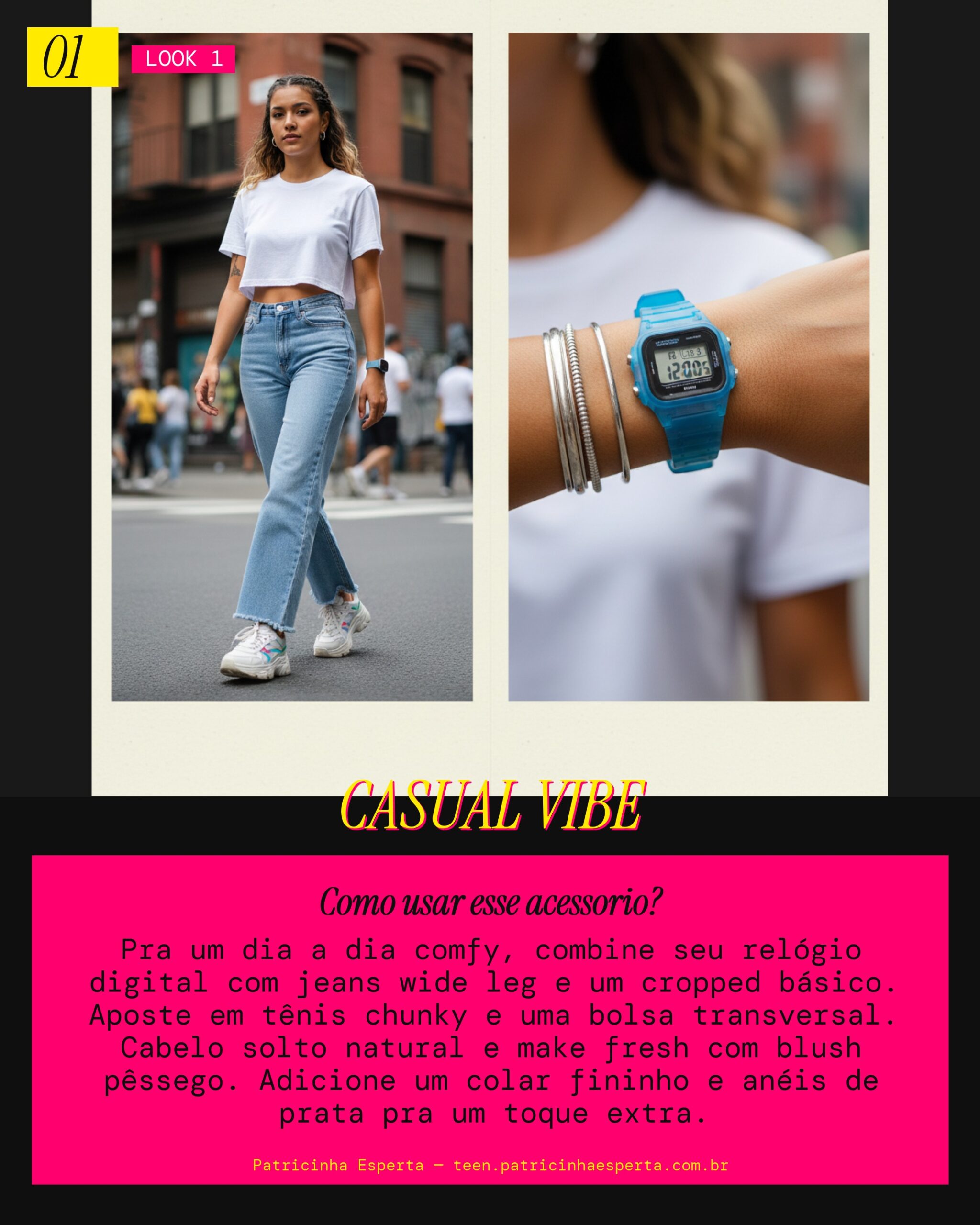 Look 1: Everyday Casual Cool