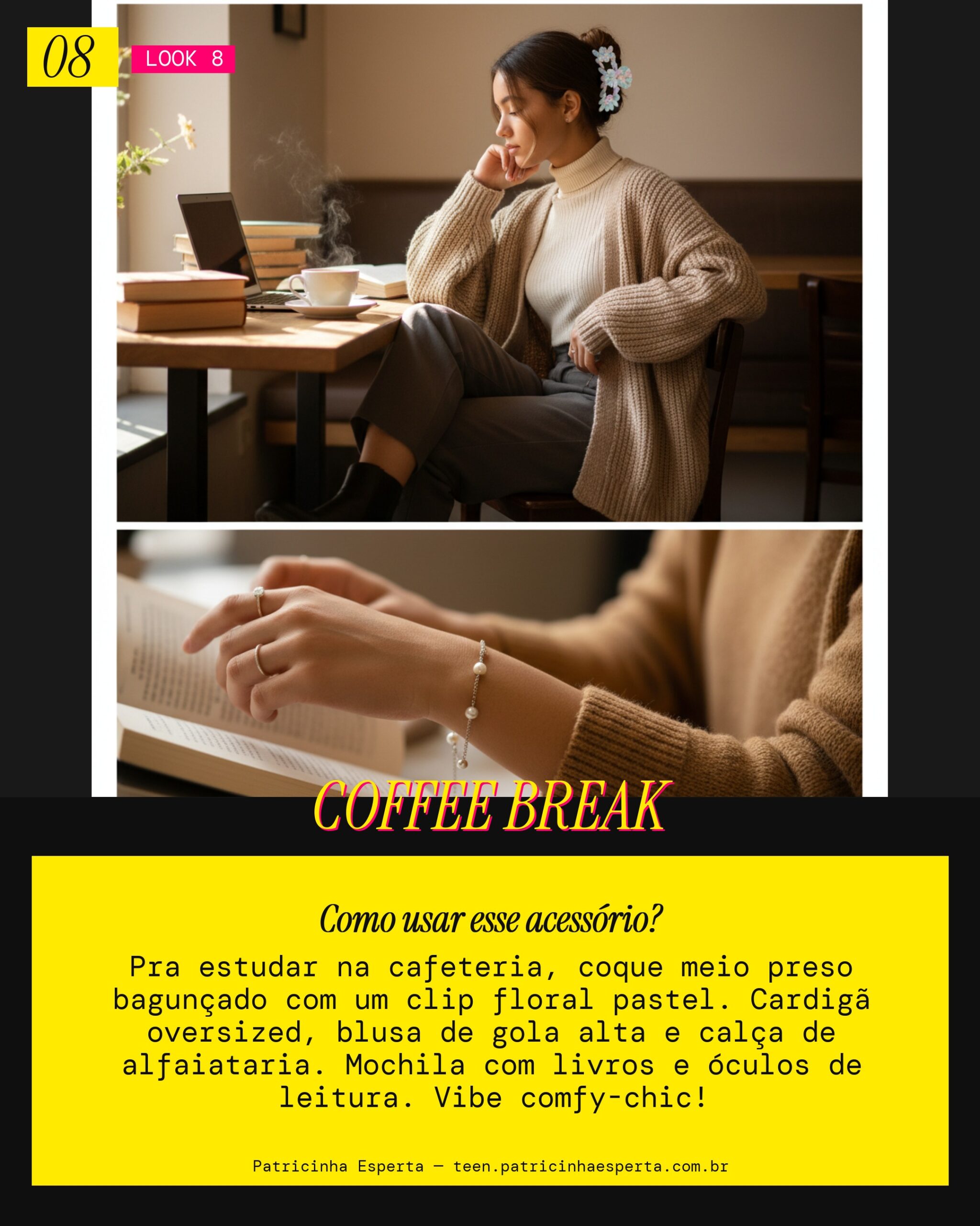 Look 8: Coffee Shop Study