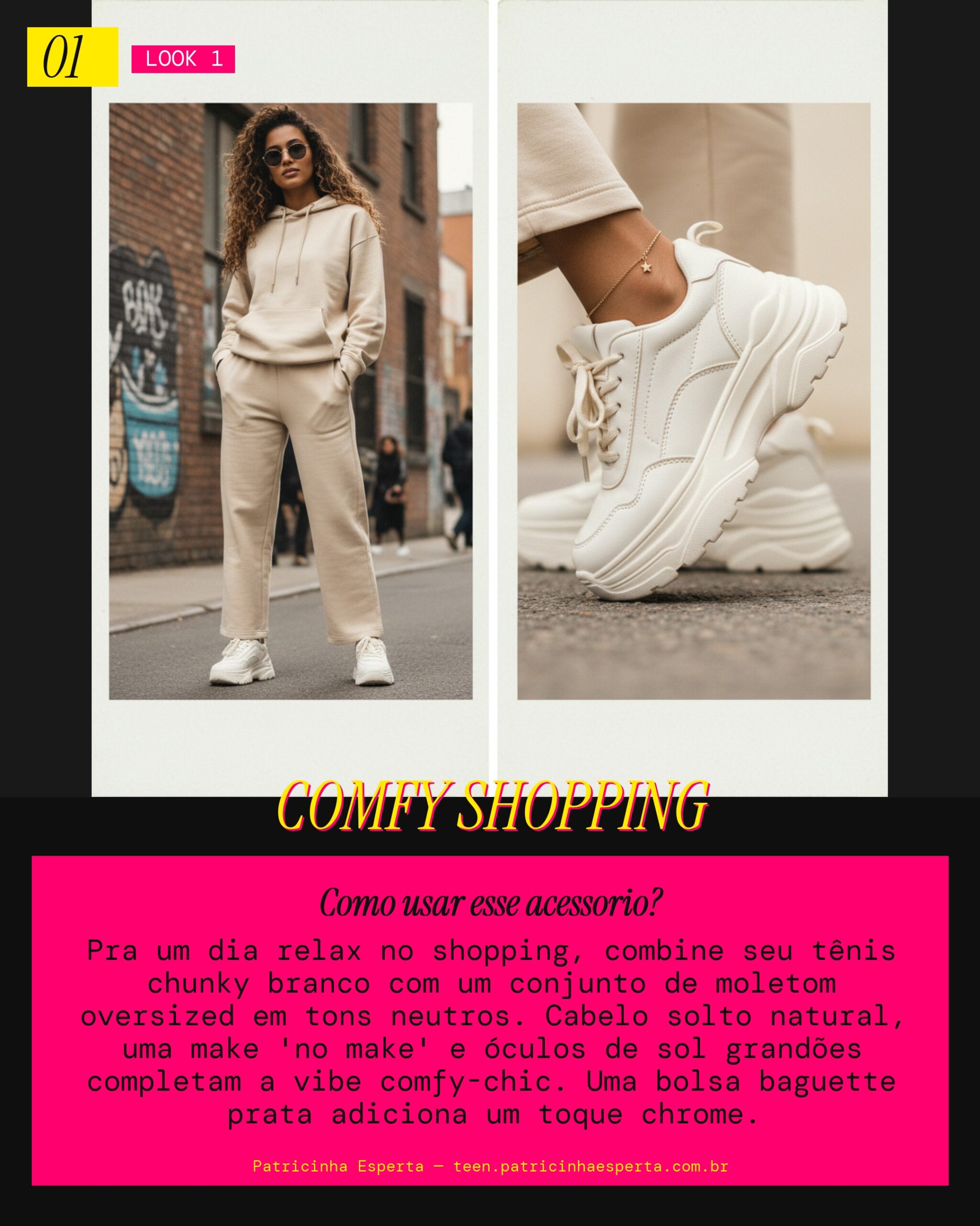 Look 1: Chill Day no Shopping