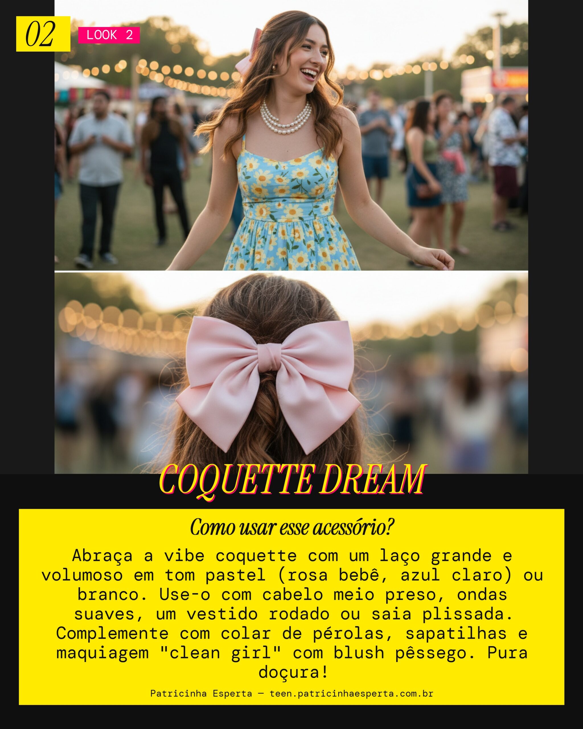 Look 2: Girlie Coquette Core