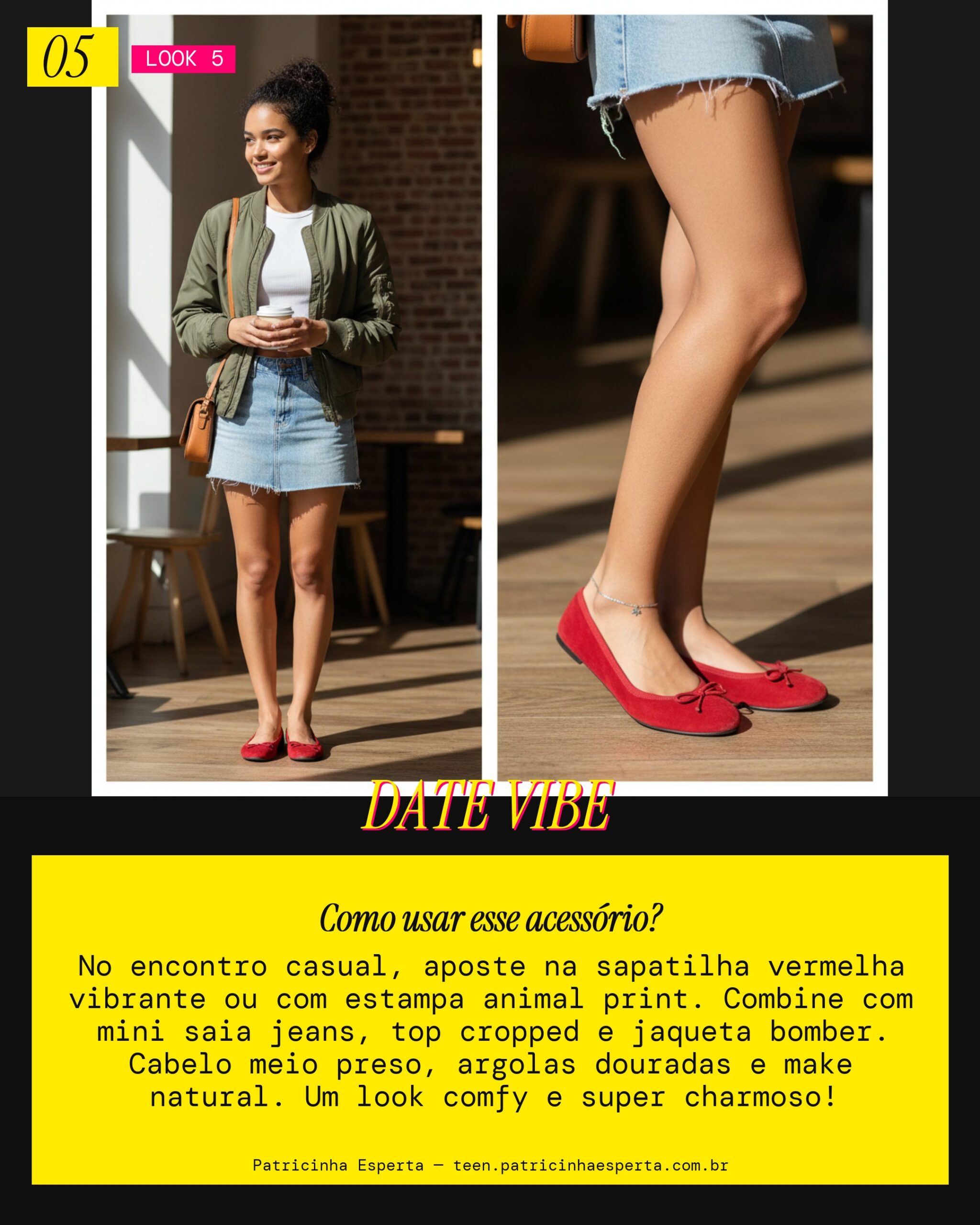 Look 5: Ballet Flat Date Perfeito
