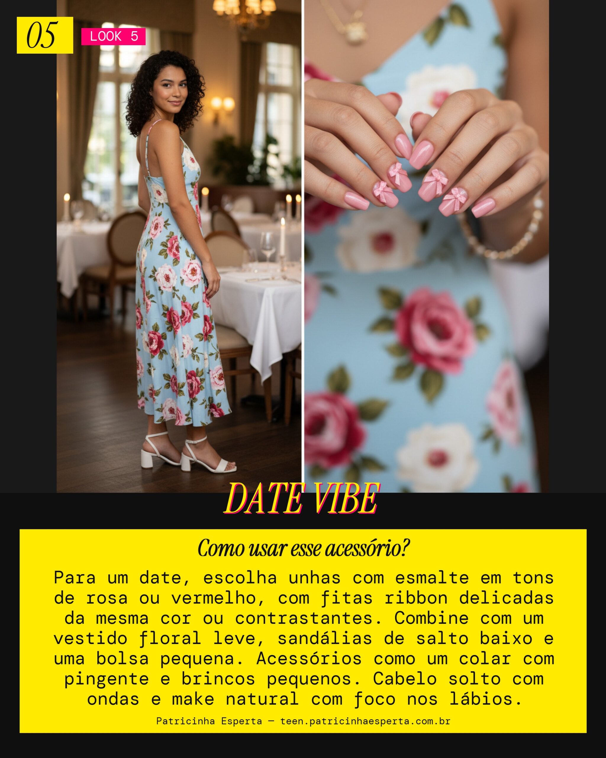 Look 5: Unhas Date Night Fofo