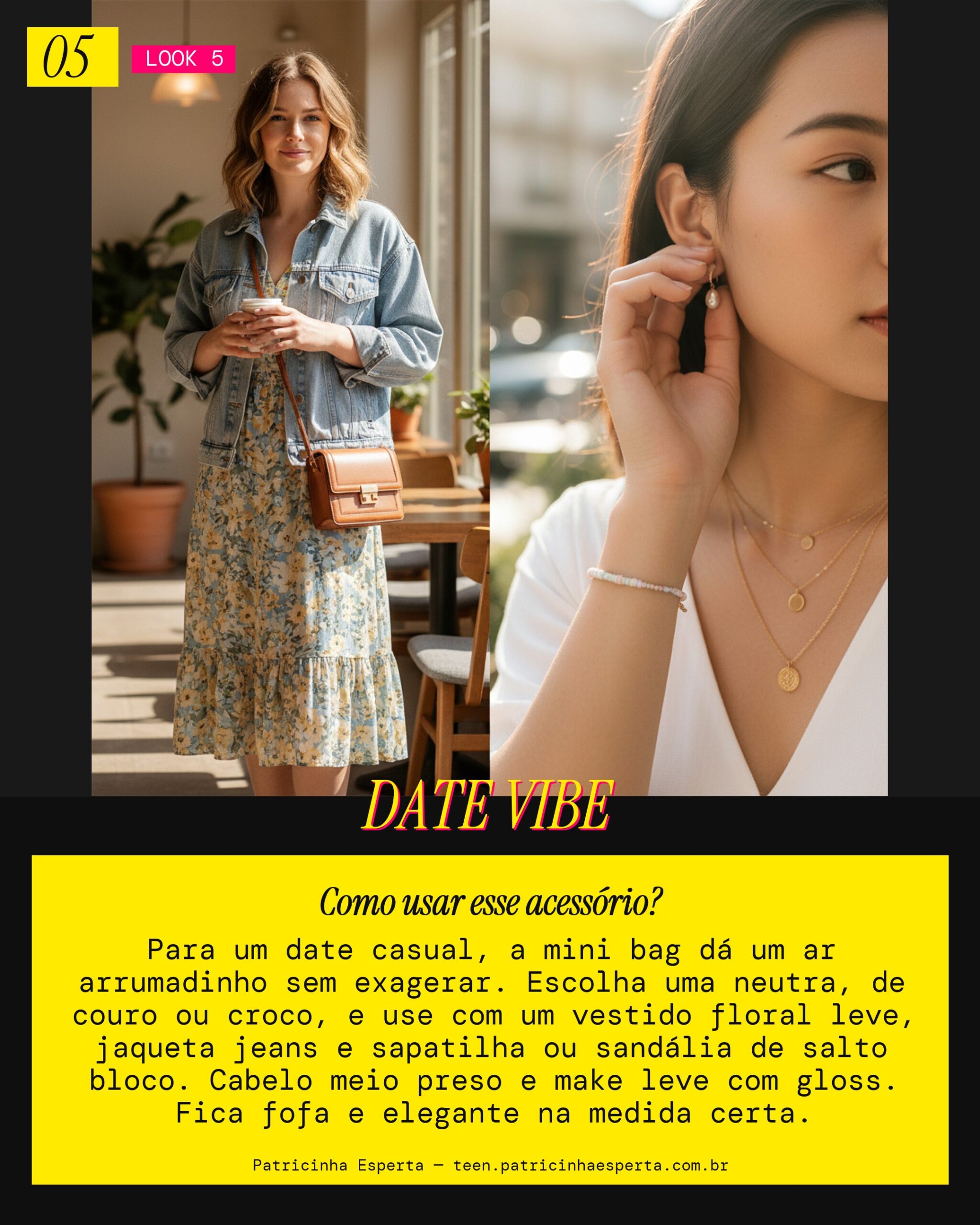 Mini Bag Encontro Casual Chic