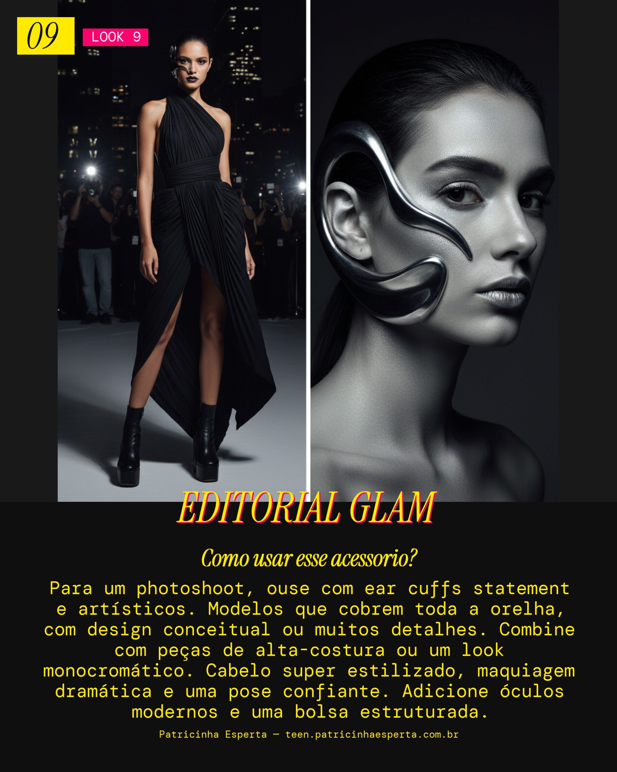 Look 9: Ear Cuff Photoshoot Editorial