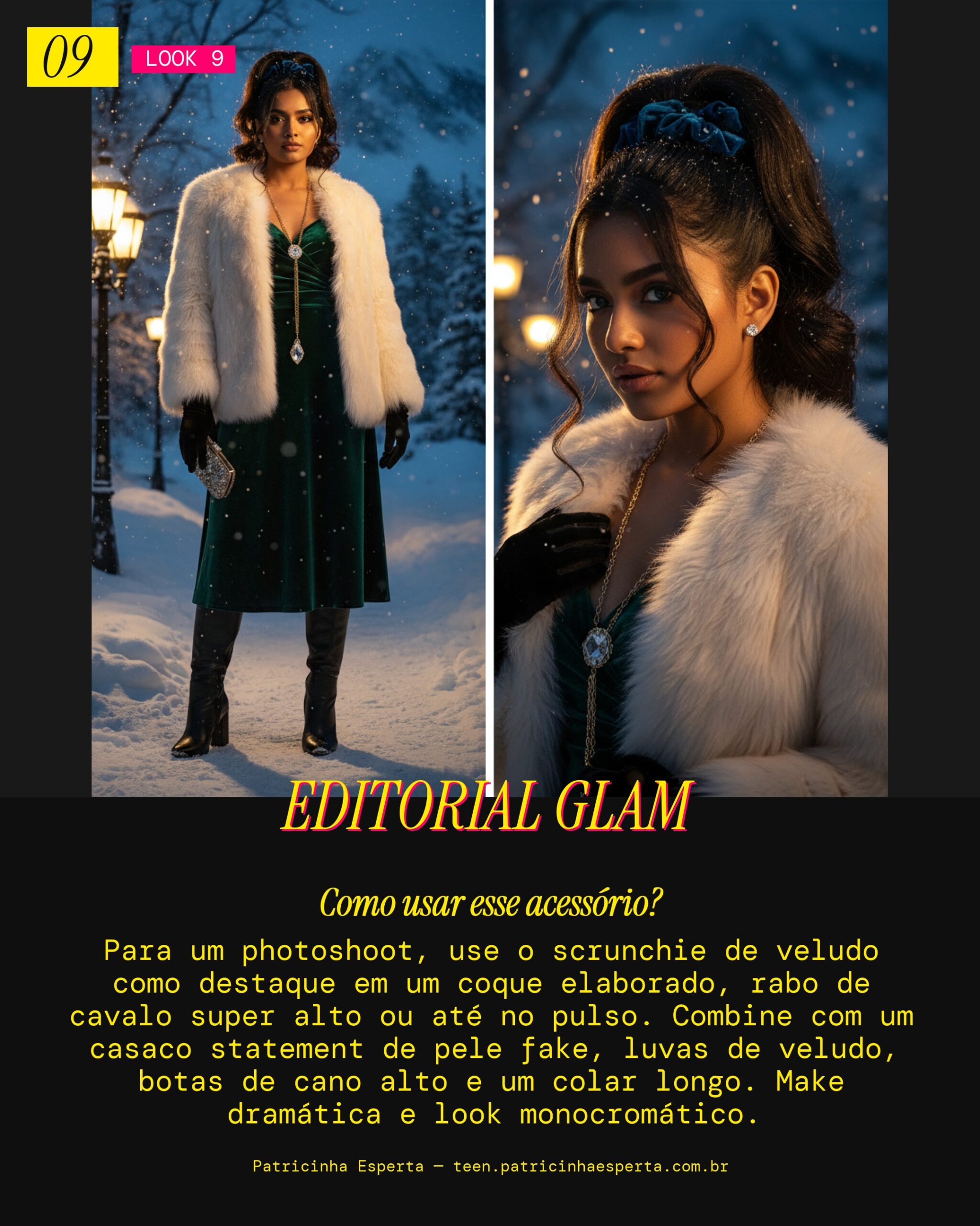 Photoshoot Editorial: Drama & Glam