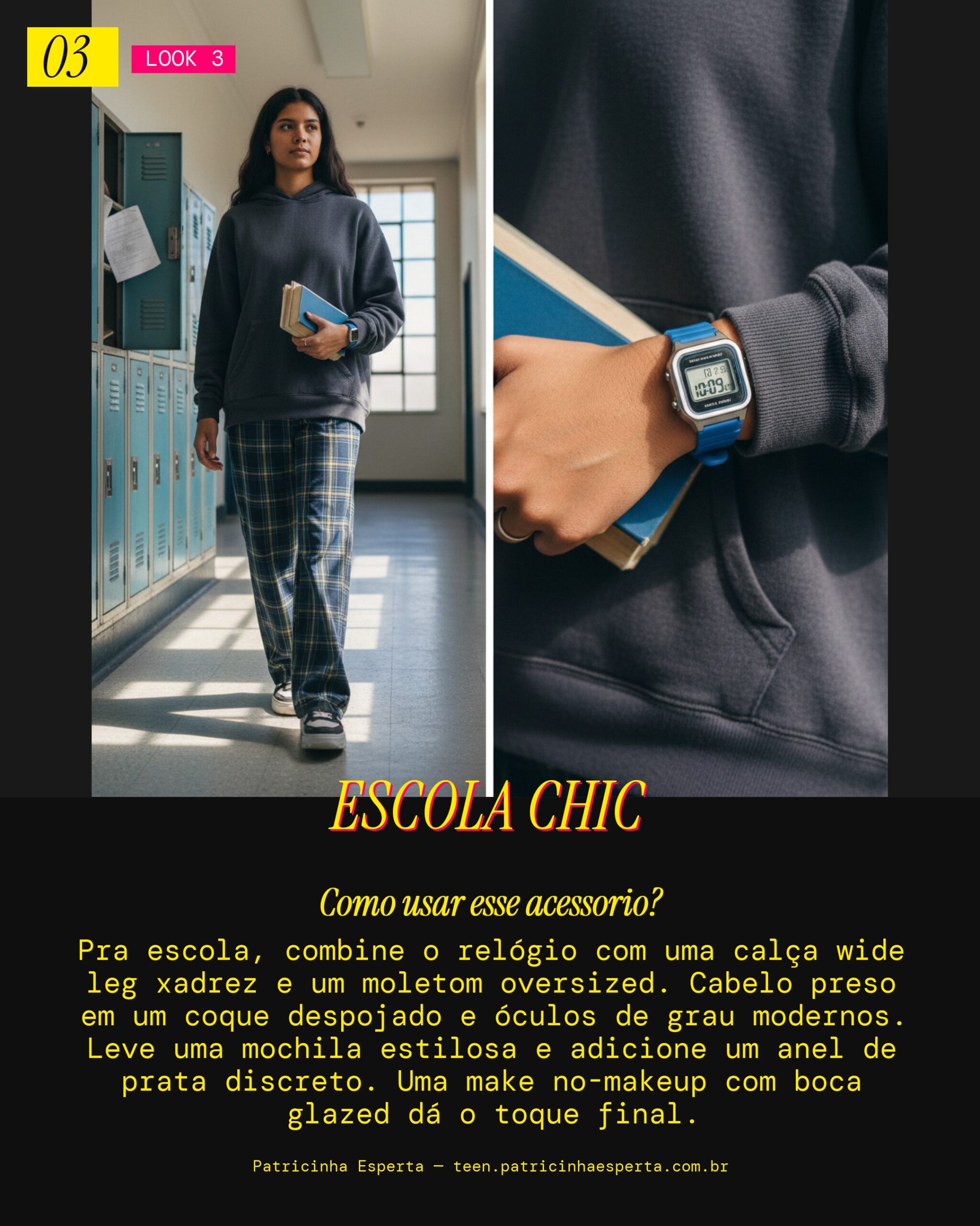 Look 3: School Girl Aesthetic