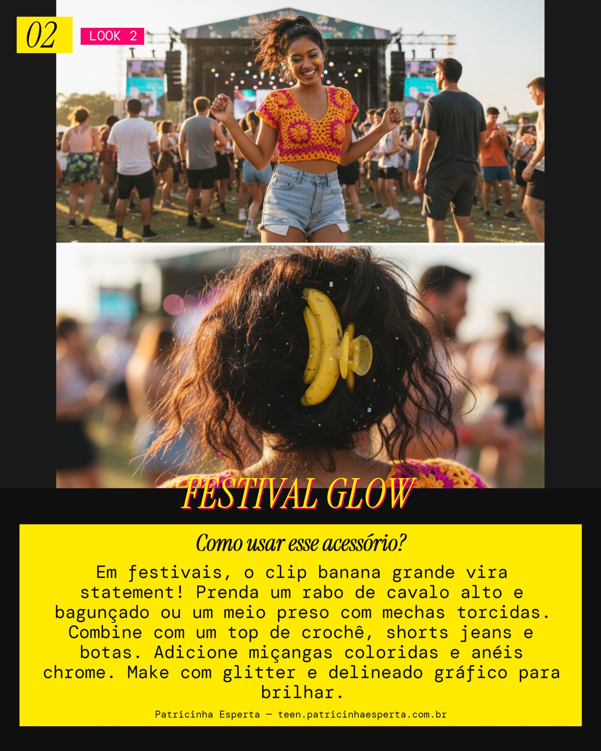 Clip Banana para um Festival Vibes