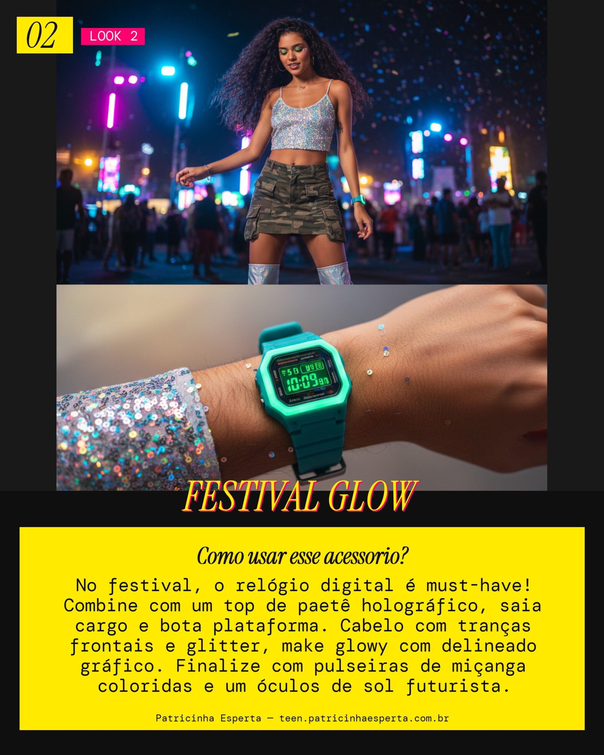 Look 2: Festival Y2K Vibes
