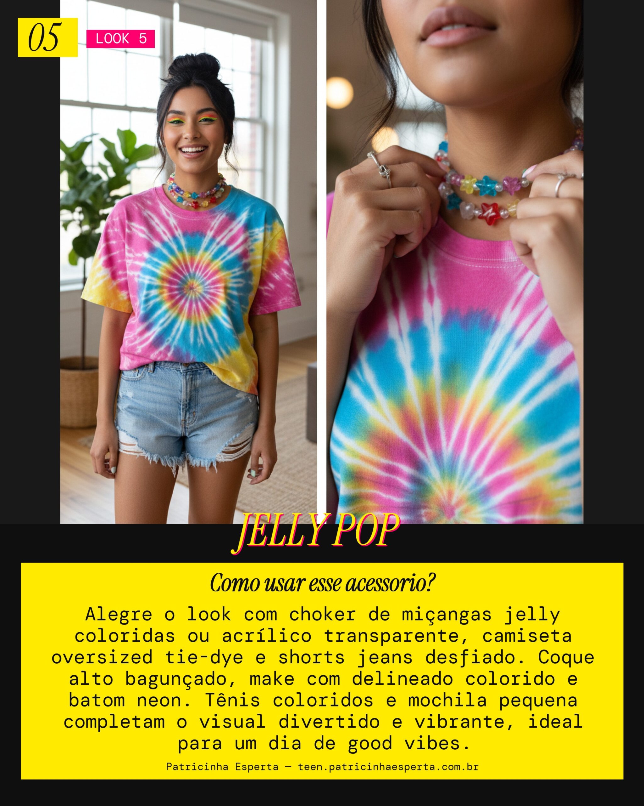 Choker Festival Vibes: Jelly Pop Colors Fun
