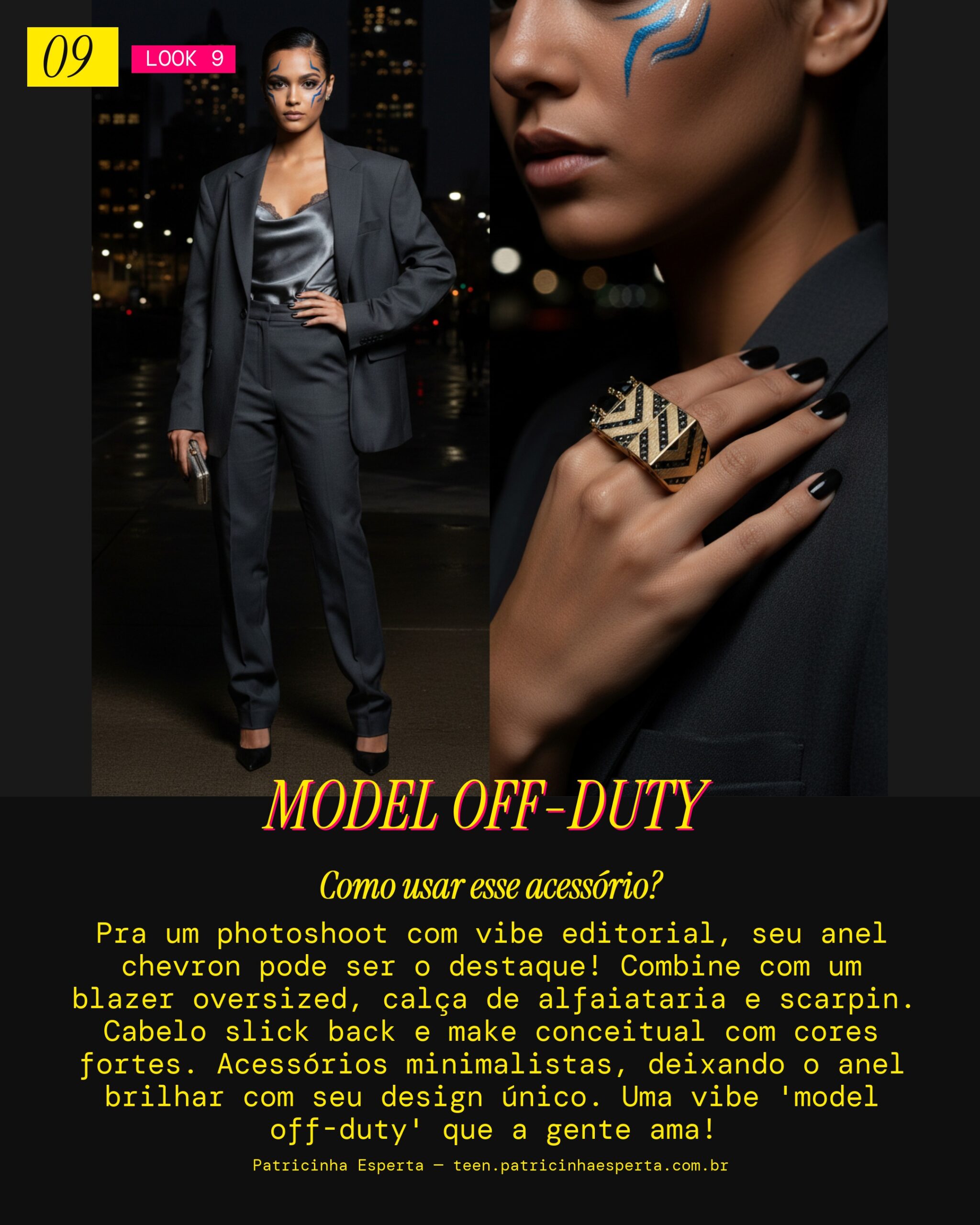 Look 9: Chevron Photoshoot Editorial