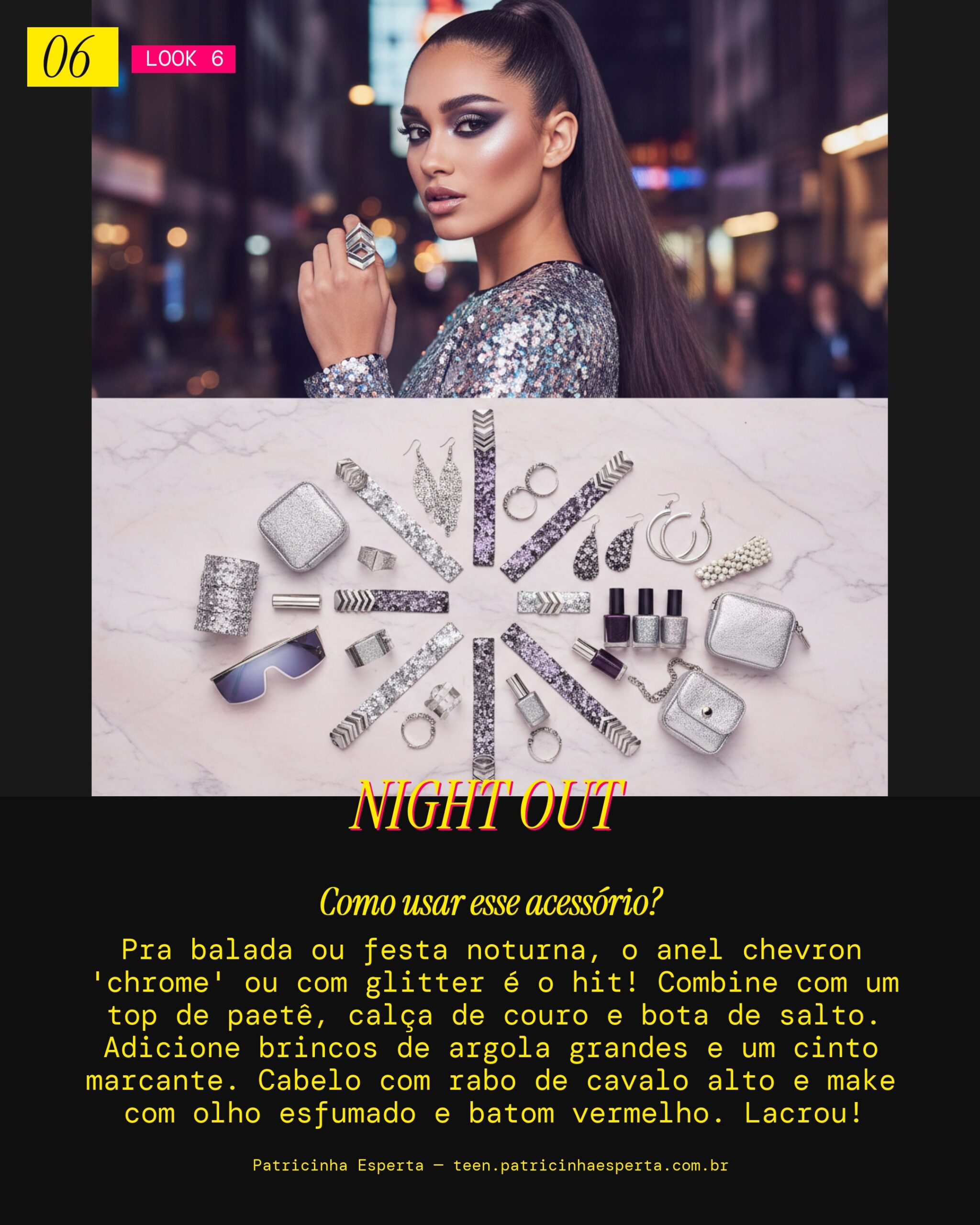 Look 6: Chevron Festa Noturna