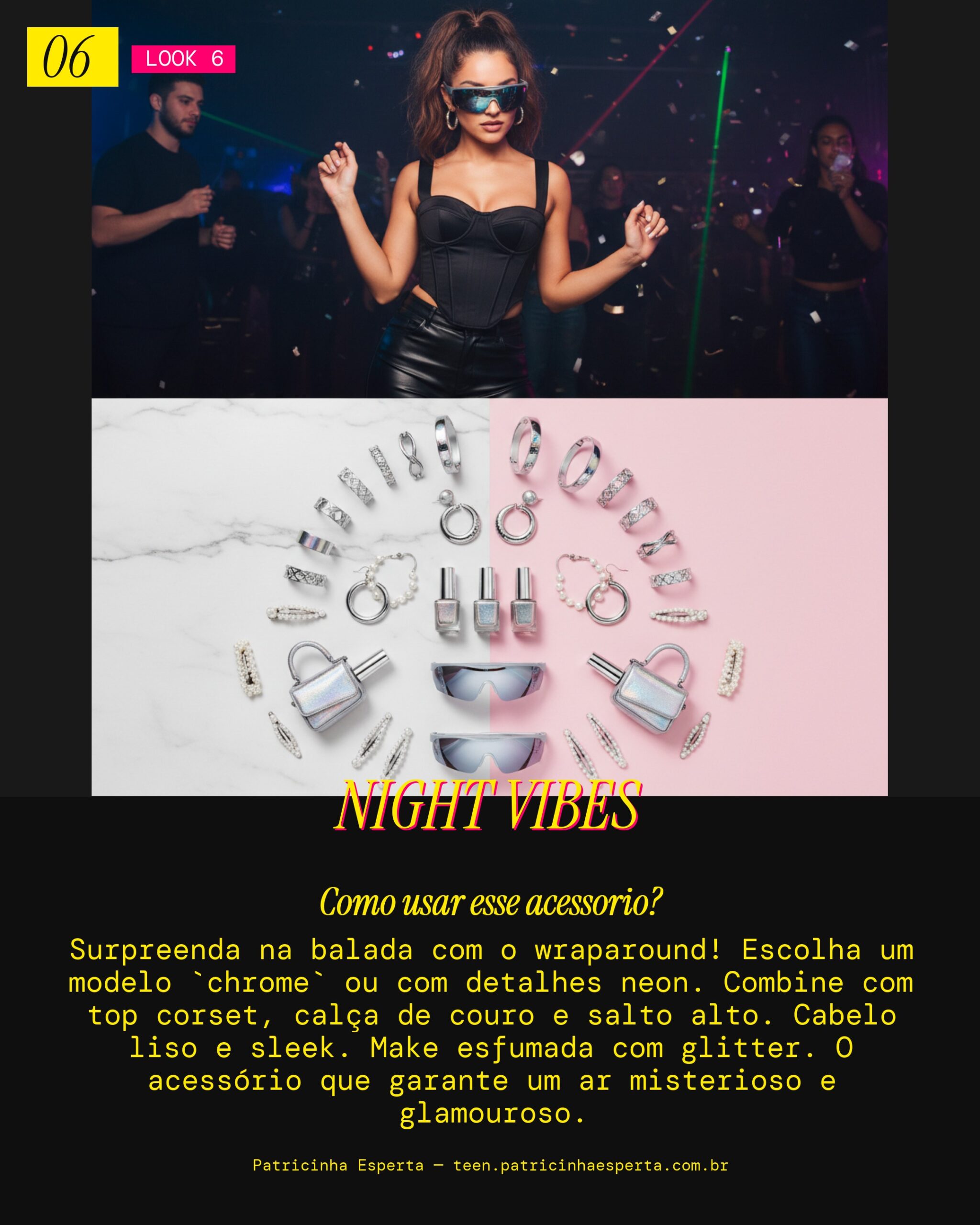 Wraparound Night Out: Glam e Mistério