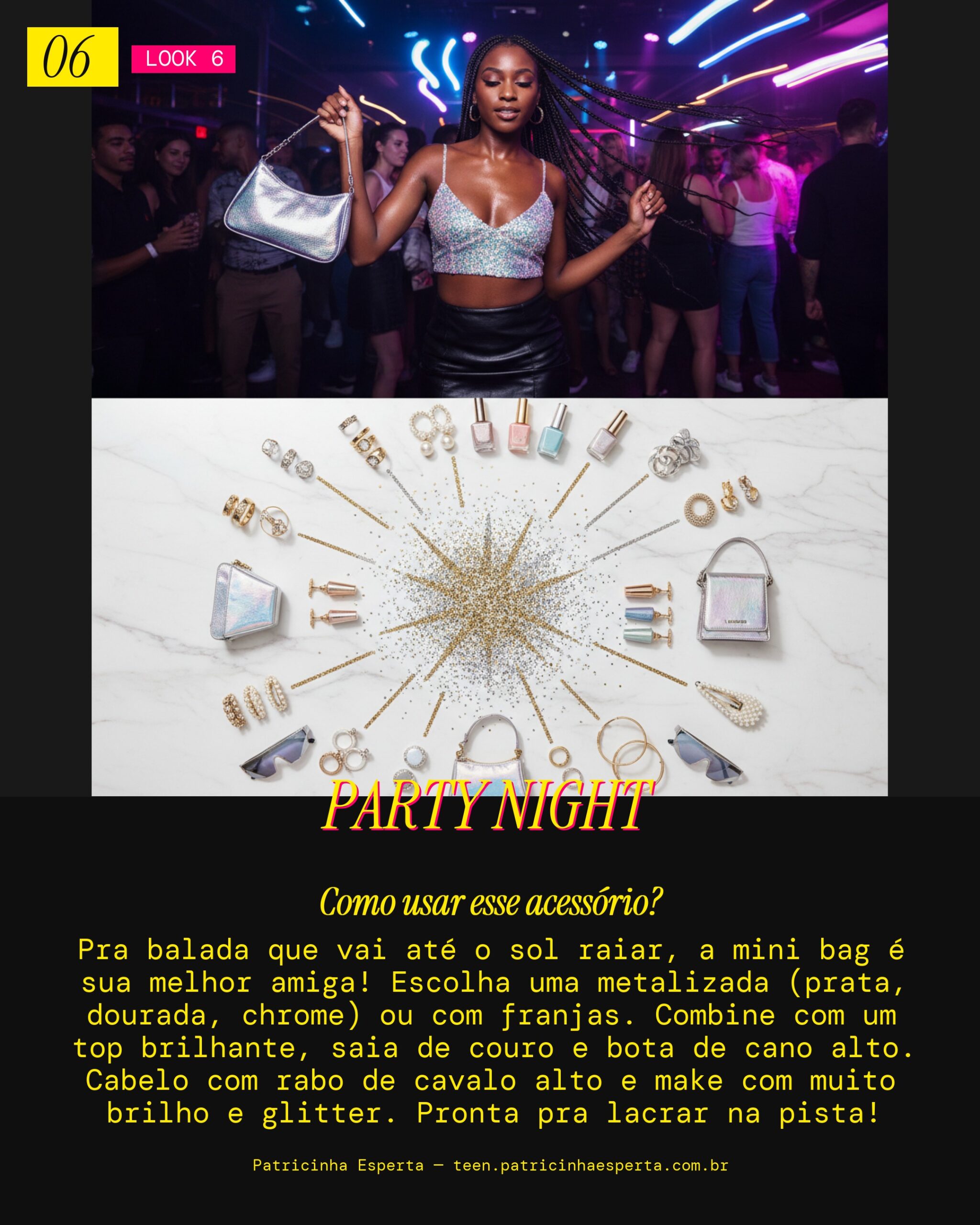Mini Bag Festa Noturna Baladeira
