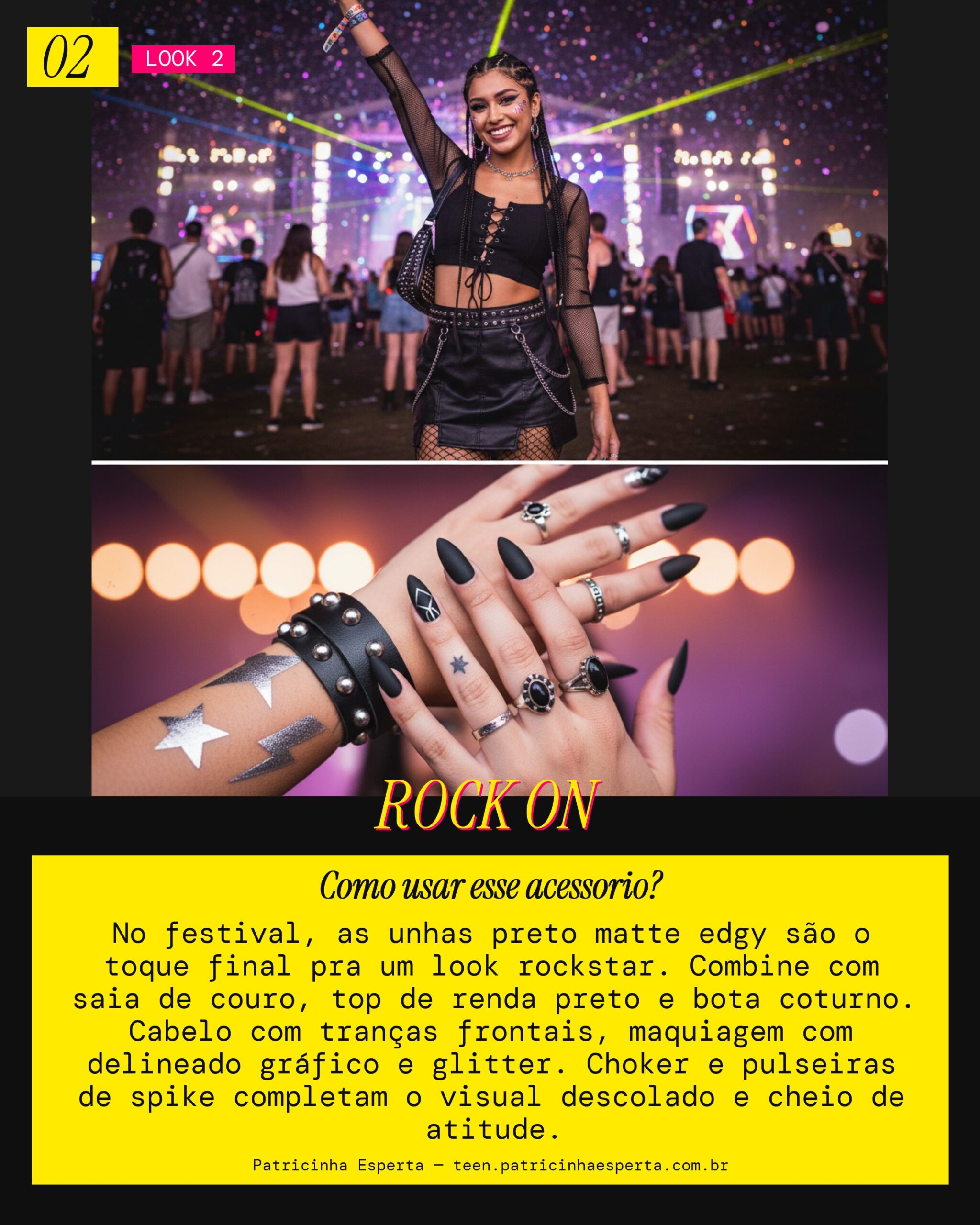Look 2: Festival Vibe Rockstar