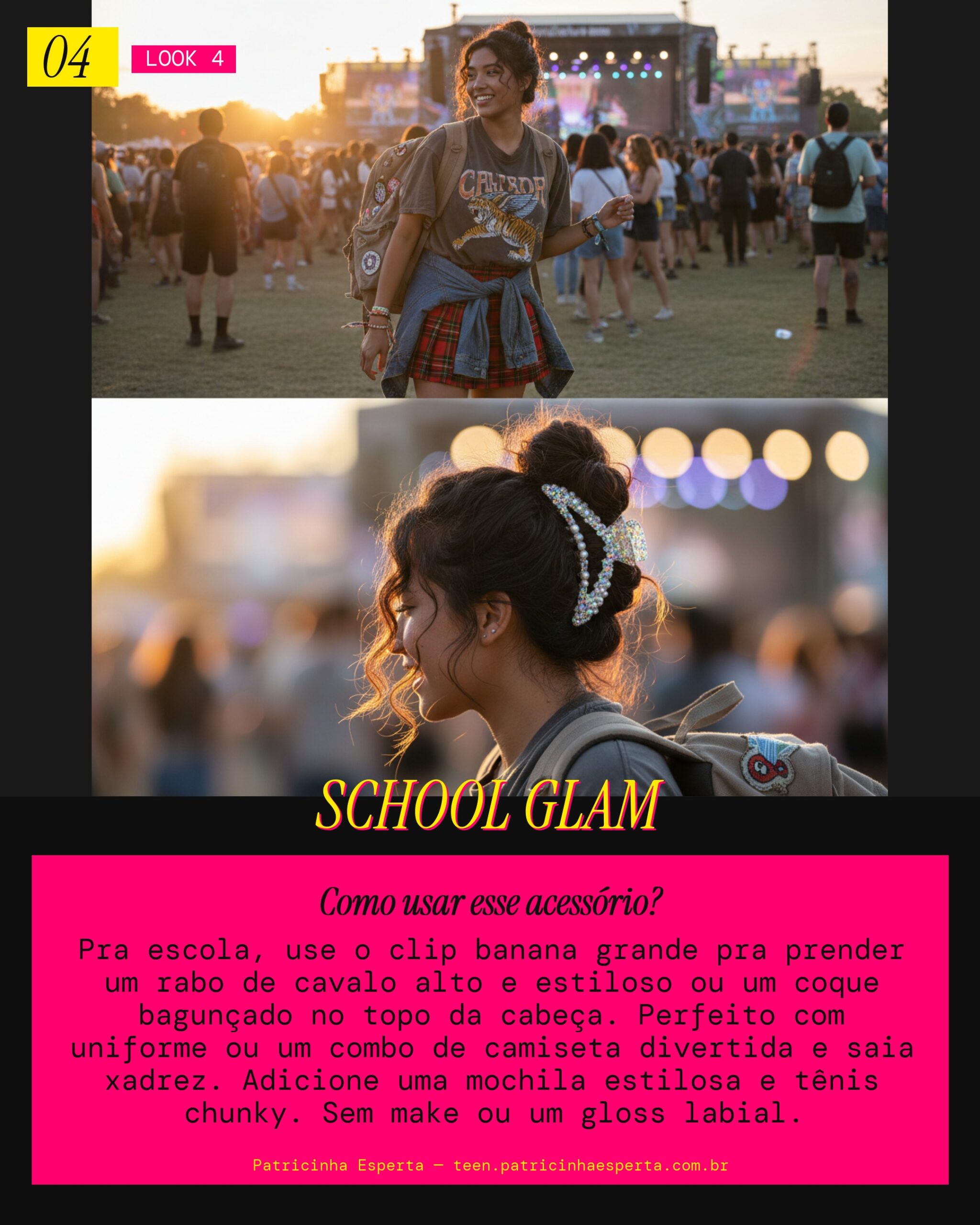 Clip Banana para a Escola Cool