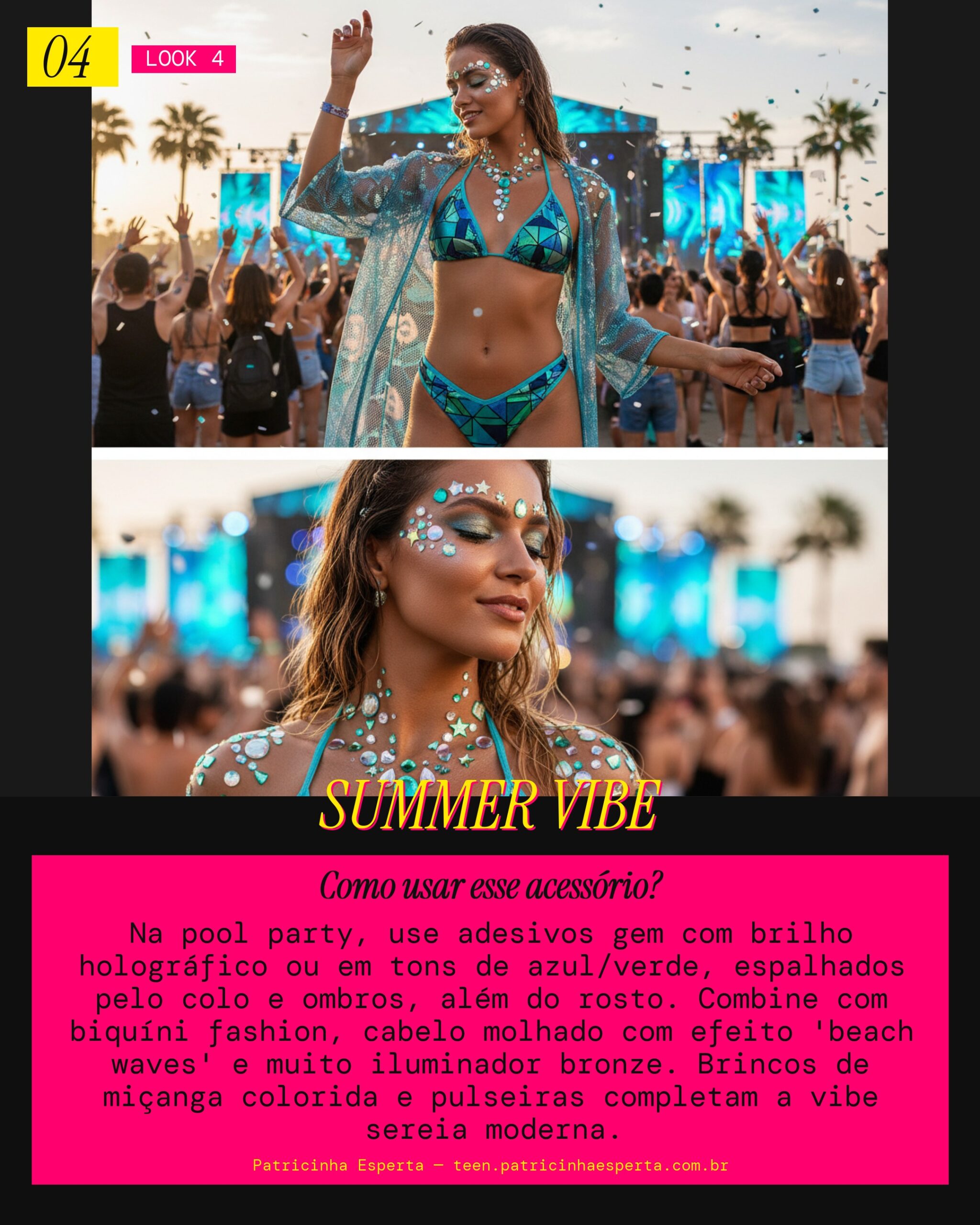 Look 4: Pool Party Mermaid