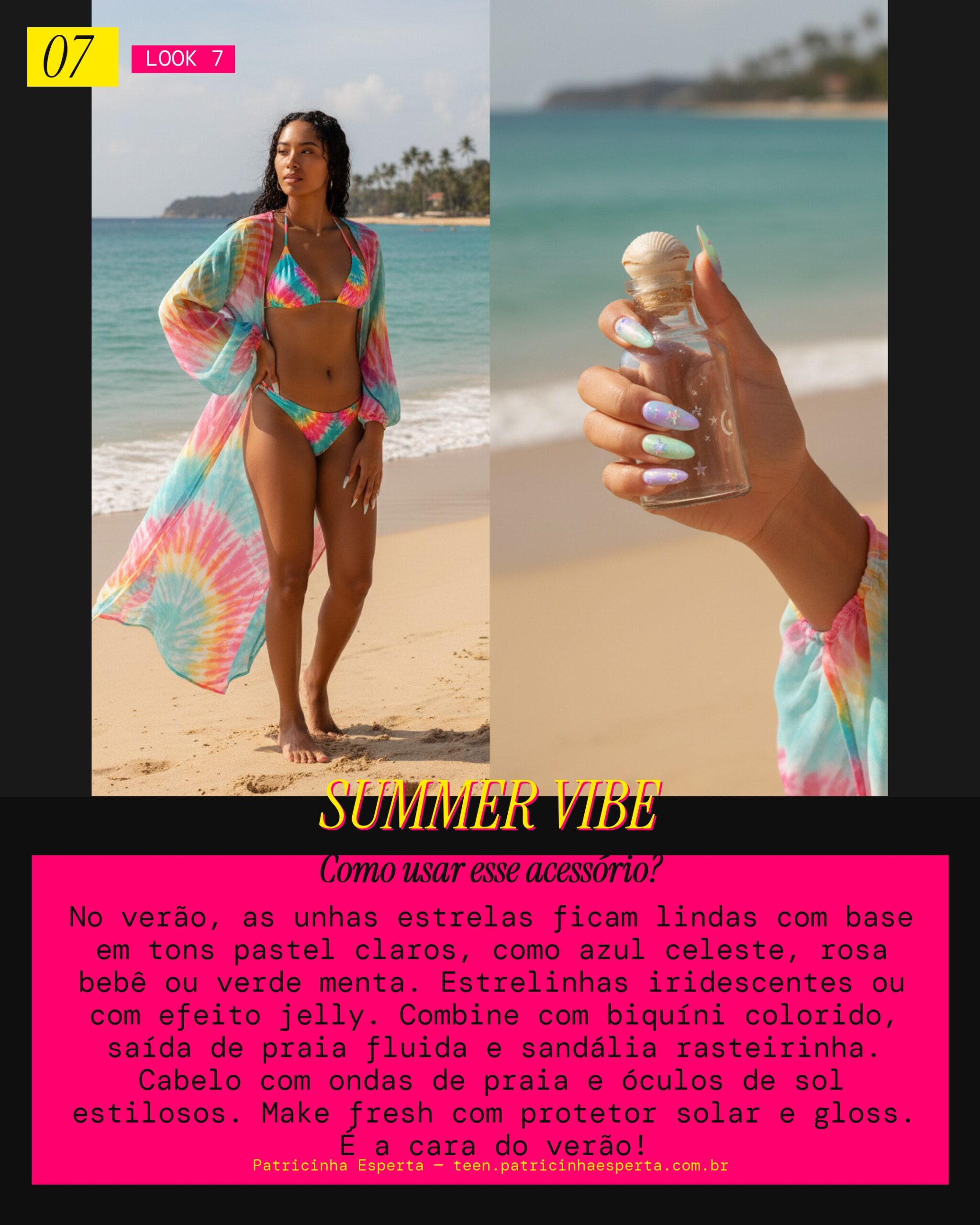 Look 7: Estrelas Encantadas Praia Verão